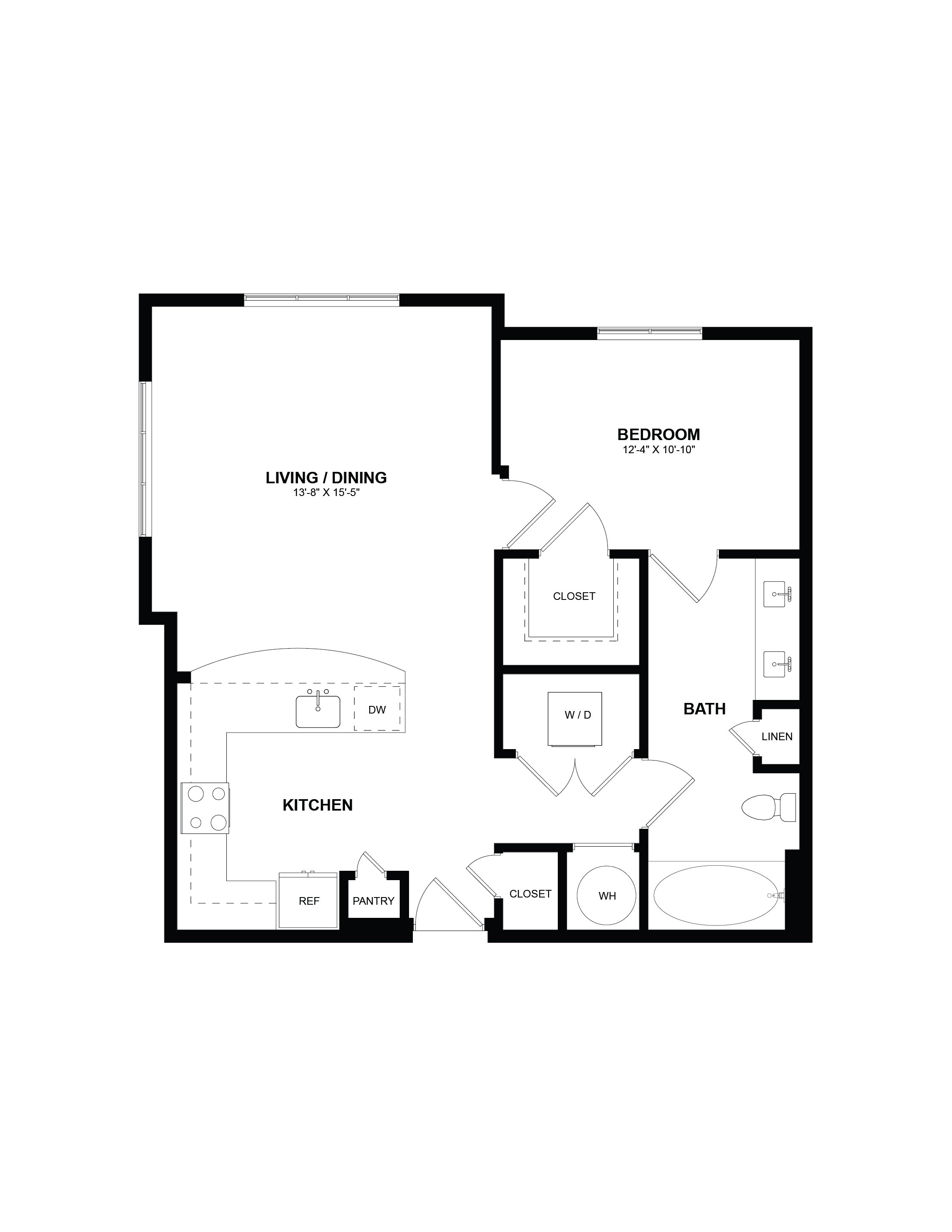 Floor Plan Image of Apartment Apt 229