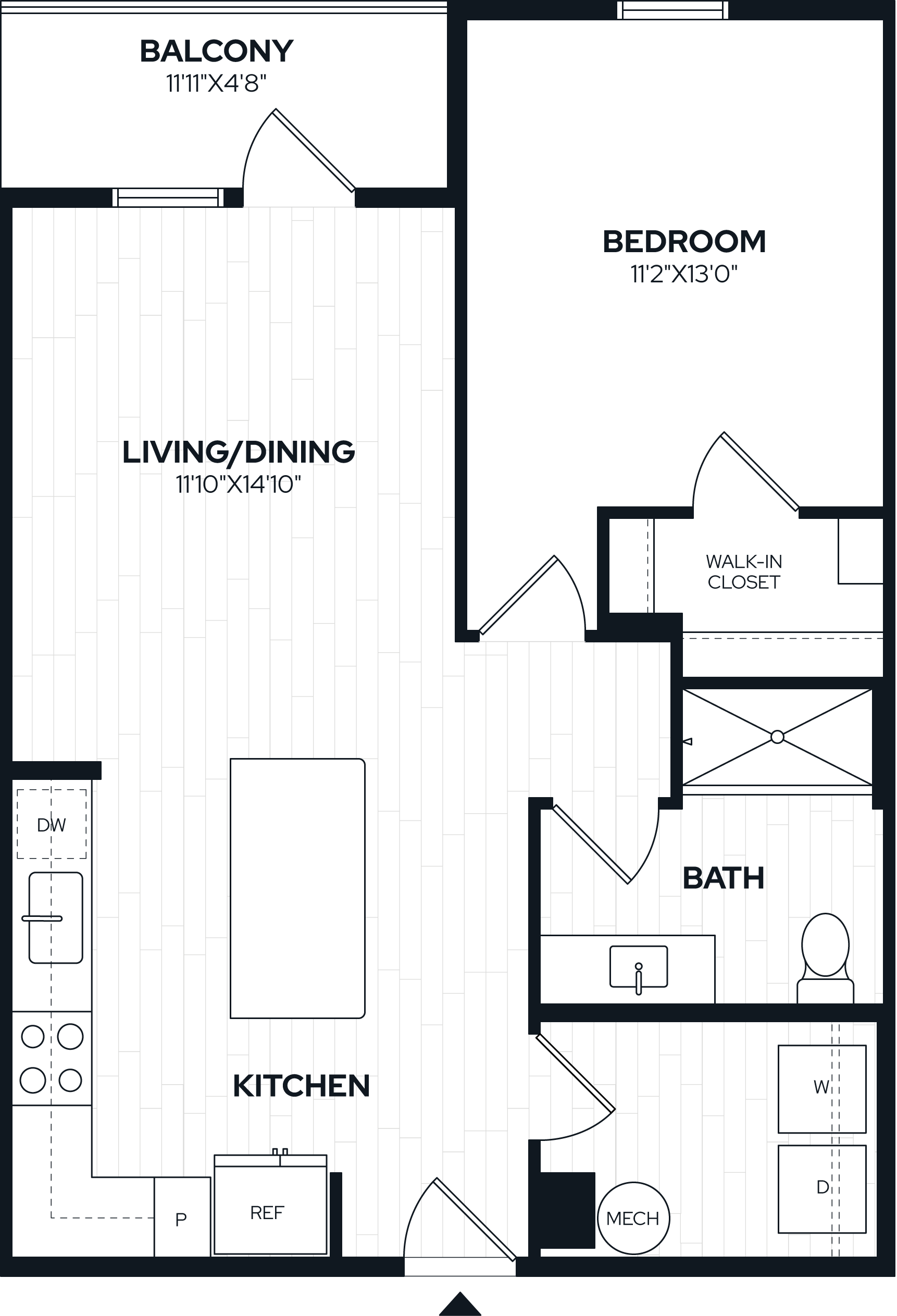 Floor Plan Image of Apartment Apt 1202