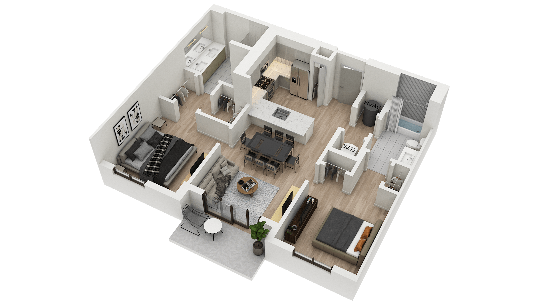 Apartment 0510 floorplan