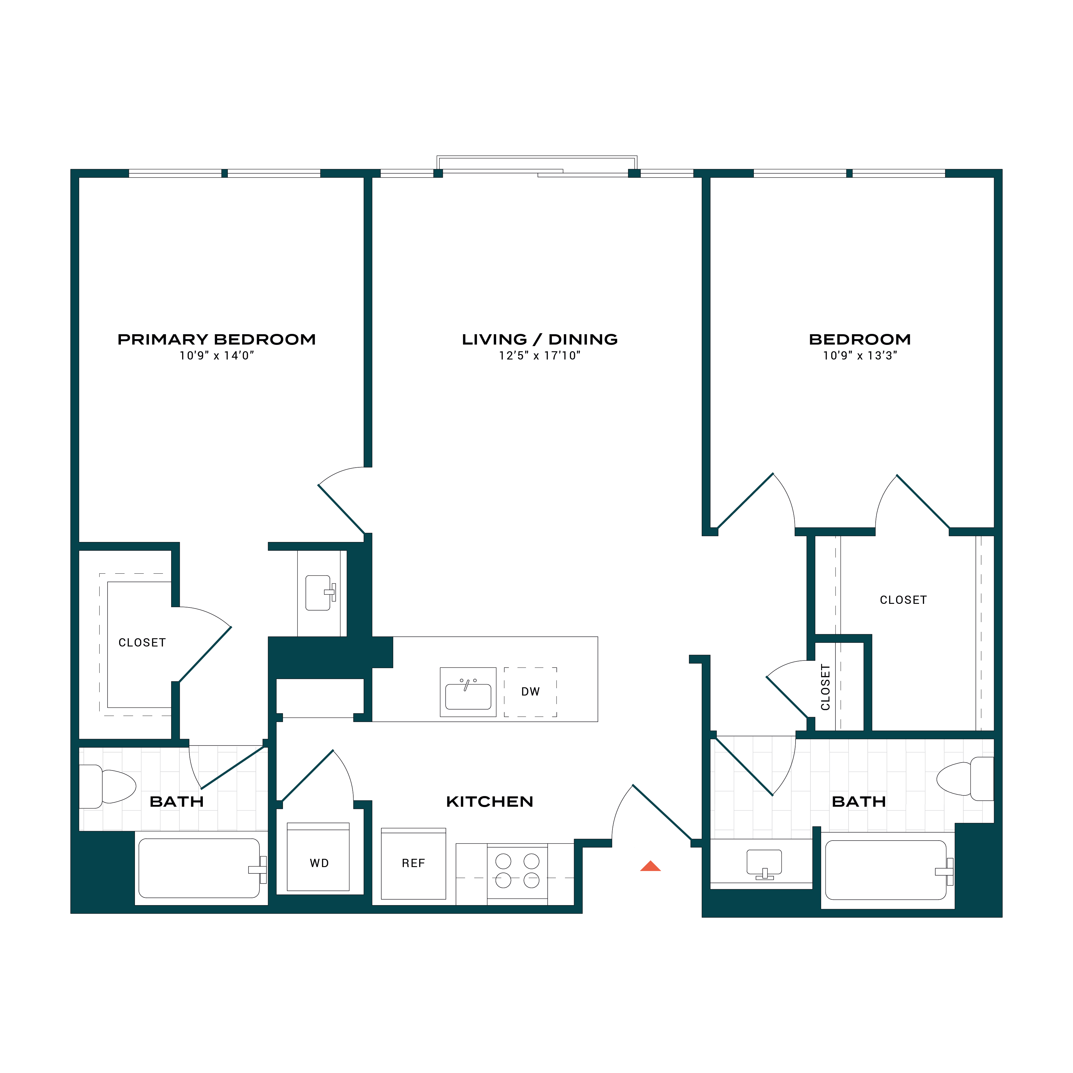 Floor Plan Image of Apartment Apt 441