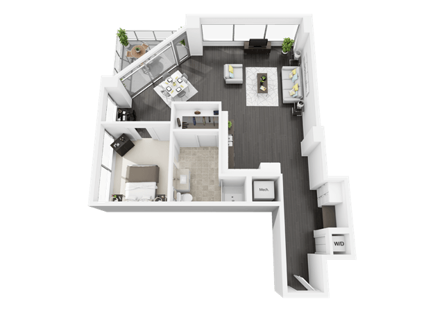 Apartment 08-01 floorplan
