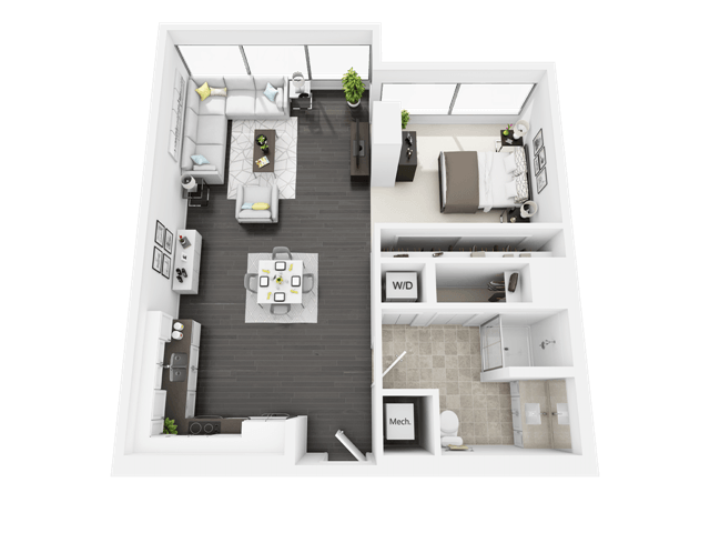 Apartment 16-03 floorplan