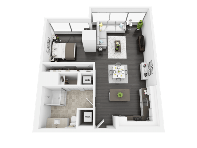 Apartment 21-07 floorplan