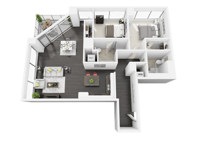 Apartment 18-05 floorplan