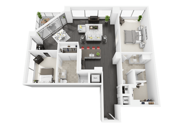 Apartment 16-01 floorplan
