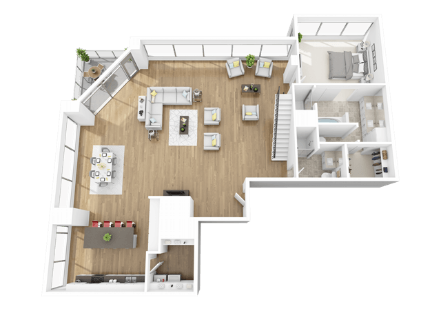 Apartment 35-02 floorplan