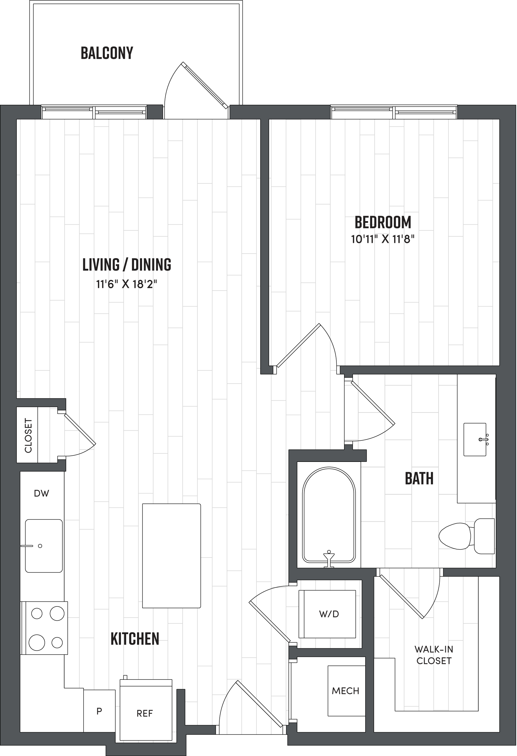 Floor Plan Image of Apartment Apt 252