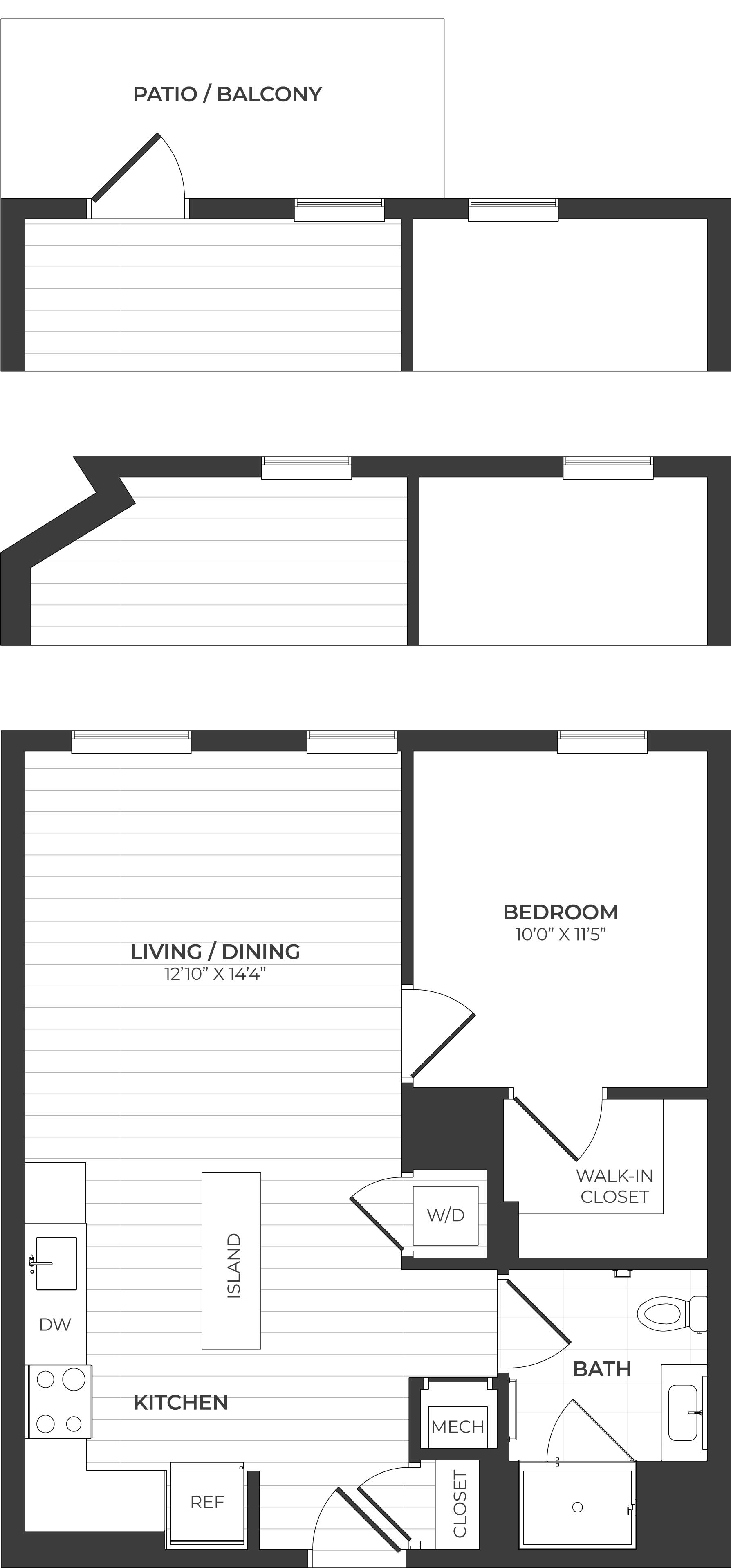 floorplan image of apartment C216