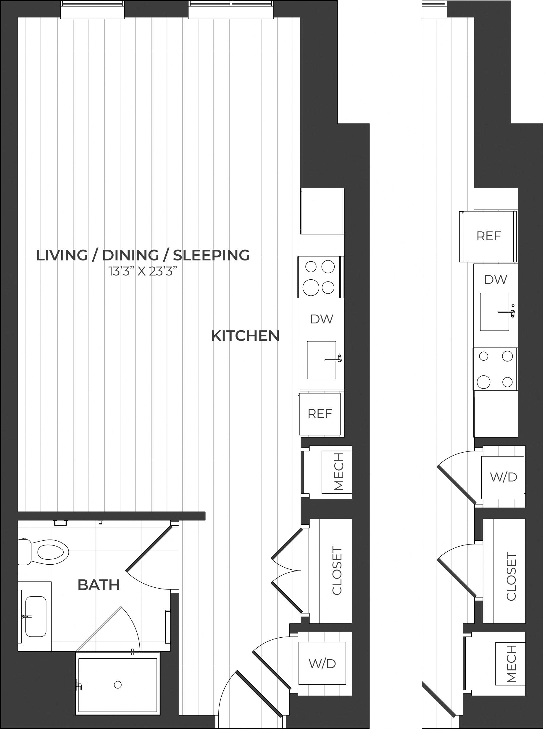 floorplan image of apartment C414
