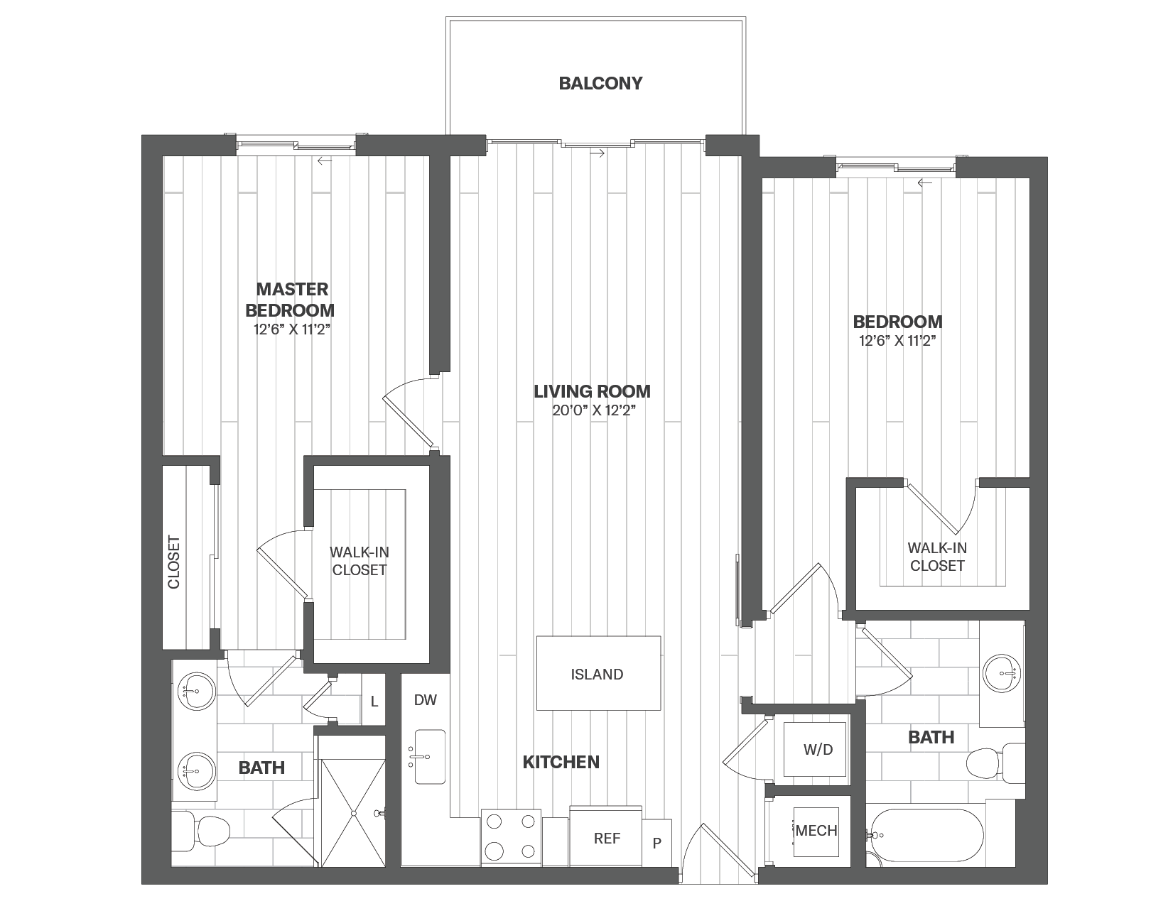 Apartment PH841 floorplan