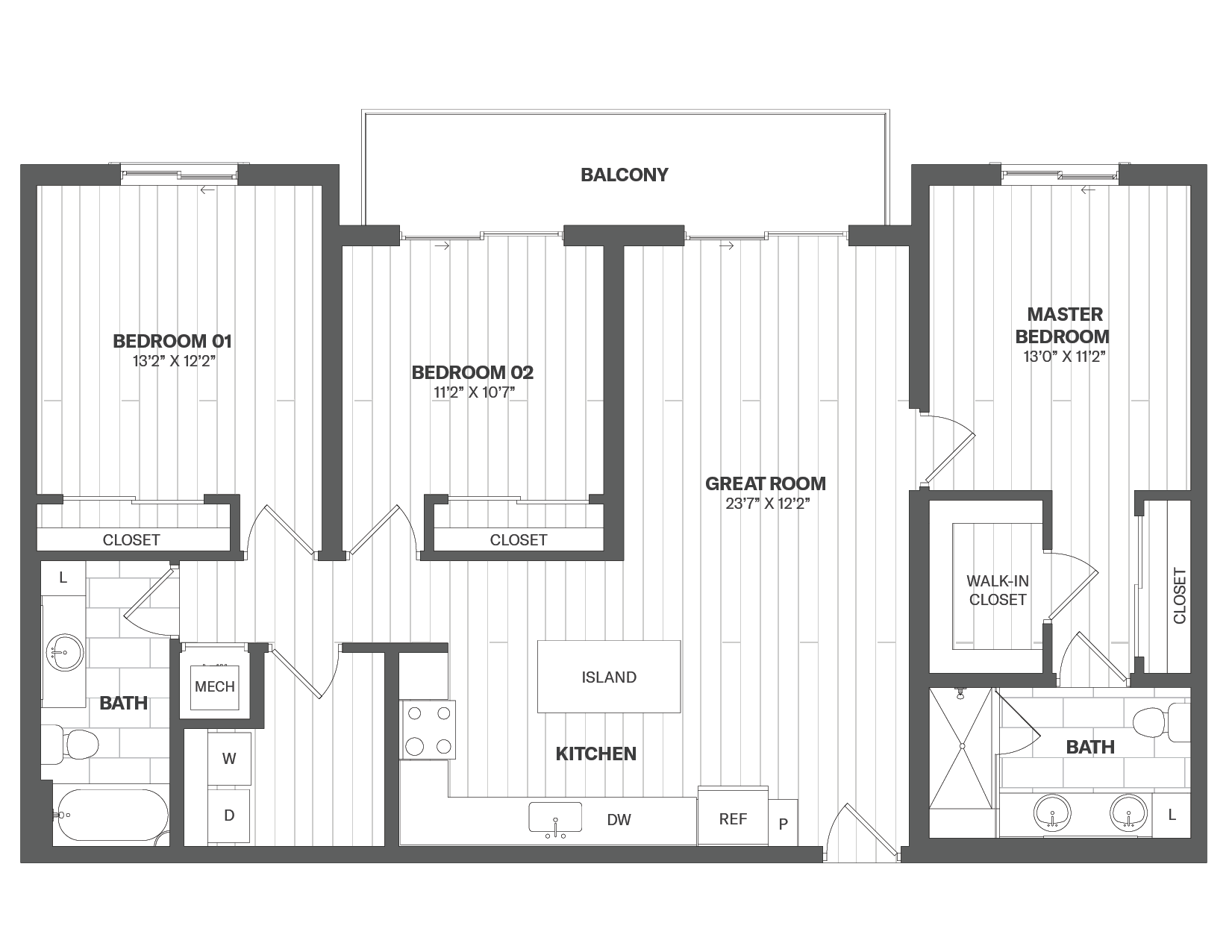 Apartment 327 floorplan