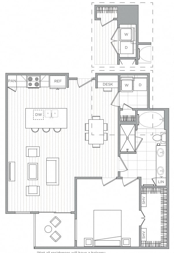 Floor Plan Image of Apartment Apt 152