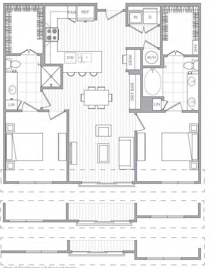 Floor Plan Image of Apartment Apt 557