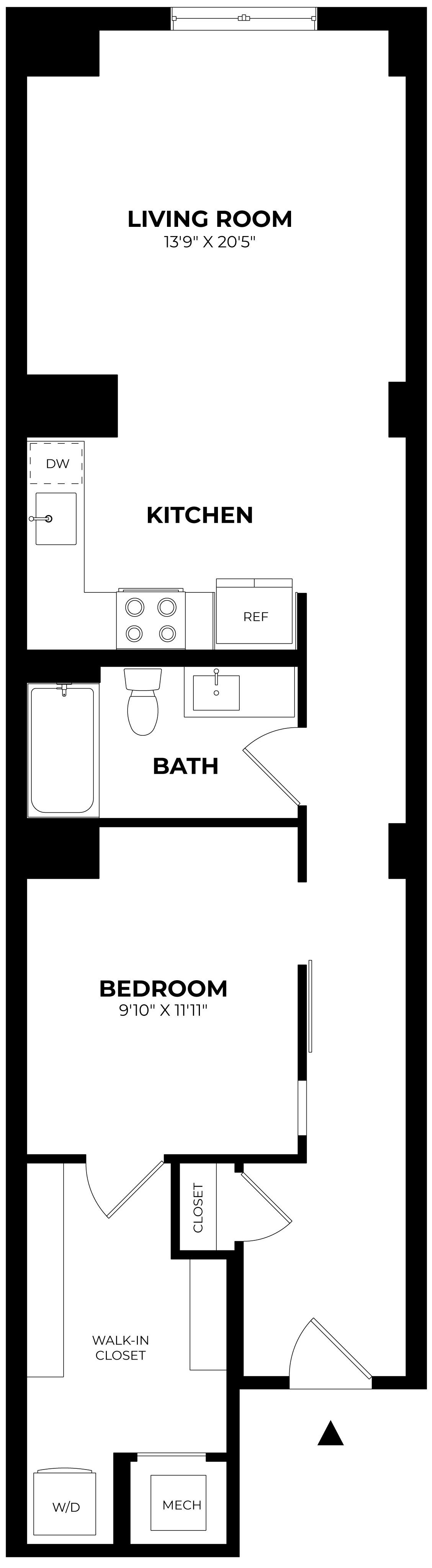 Floor Plan Image of Apartment Apt 230
