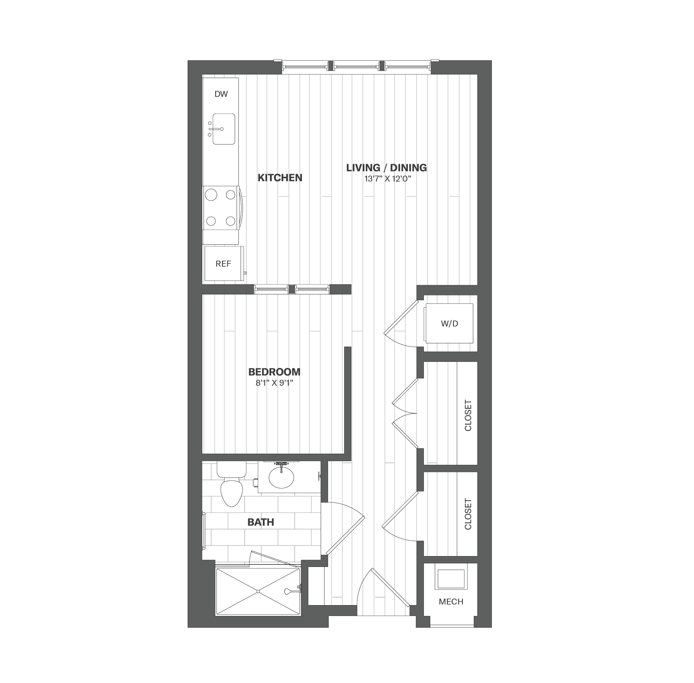 Apartment 523 floorplan
