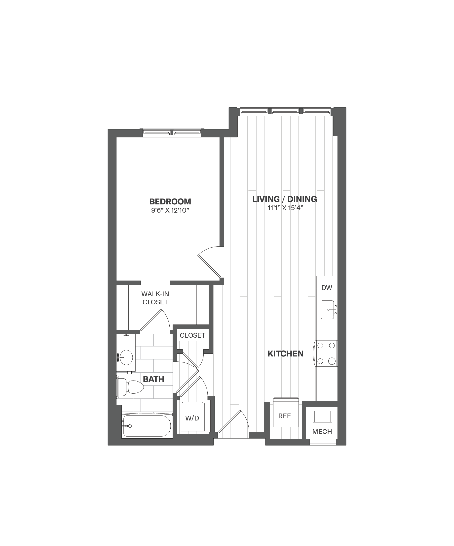 Apartment 441 floorplan