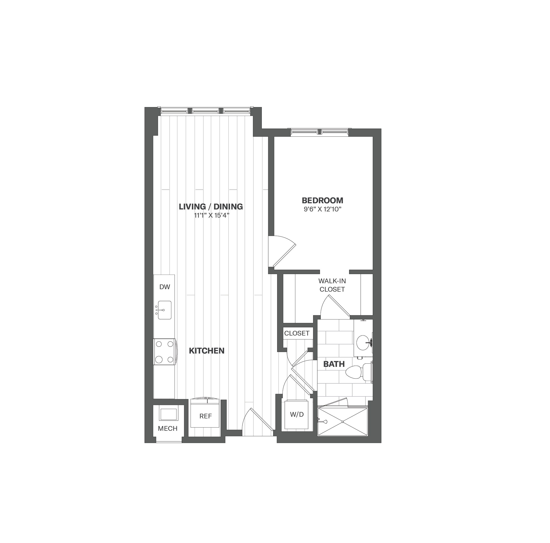 Apartment 241 floorplan