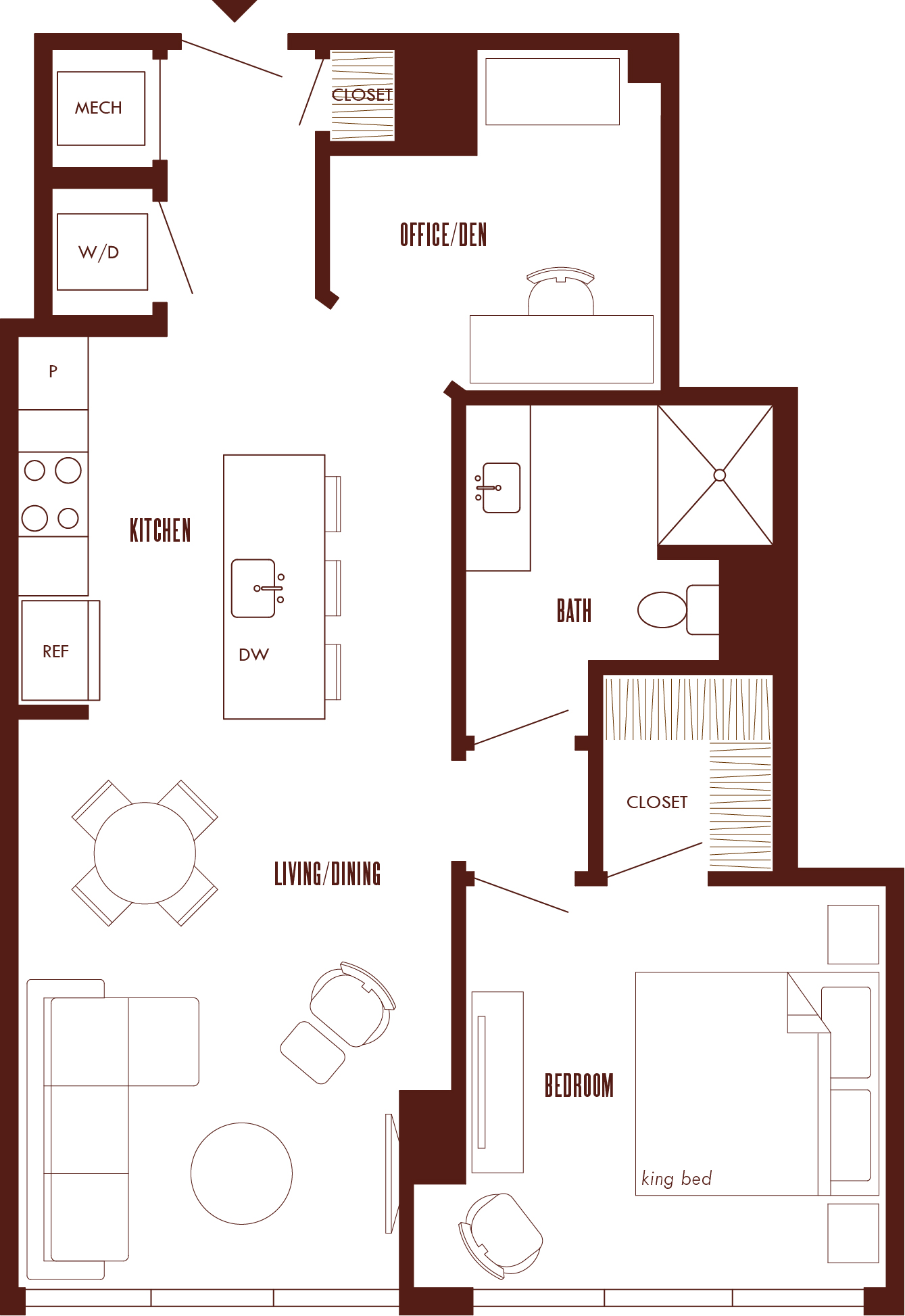 Floor Plan Image of Apartment Apt 