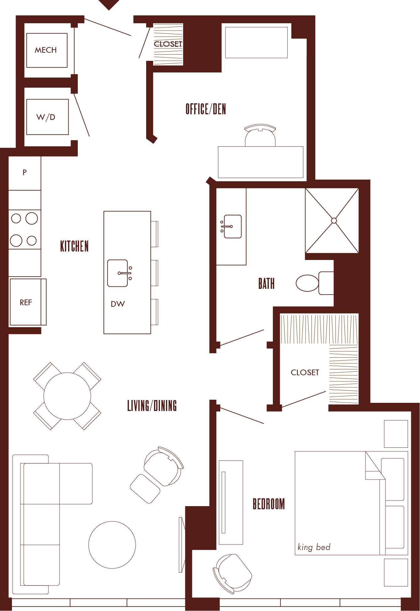 Floor Plan Image of Apartment Apt 