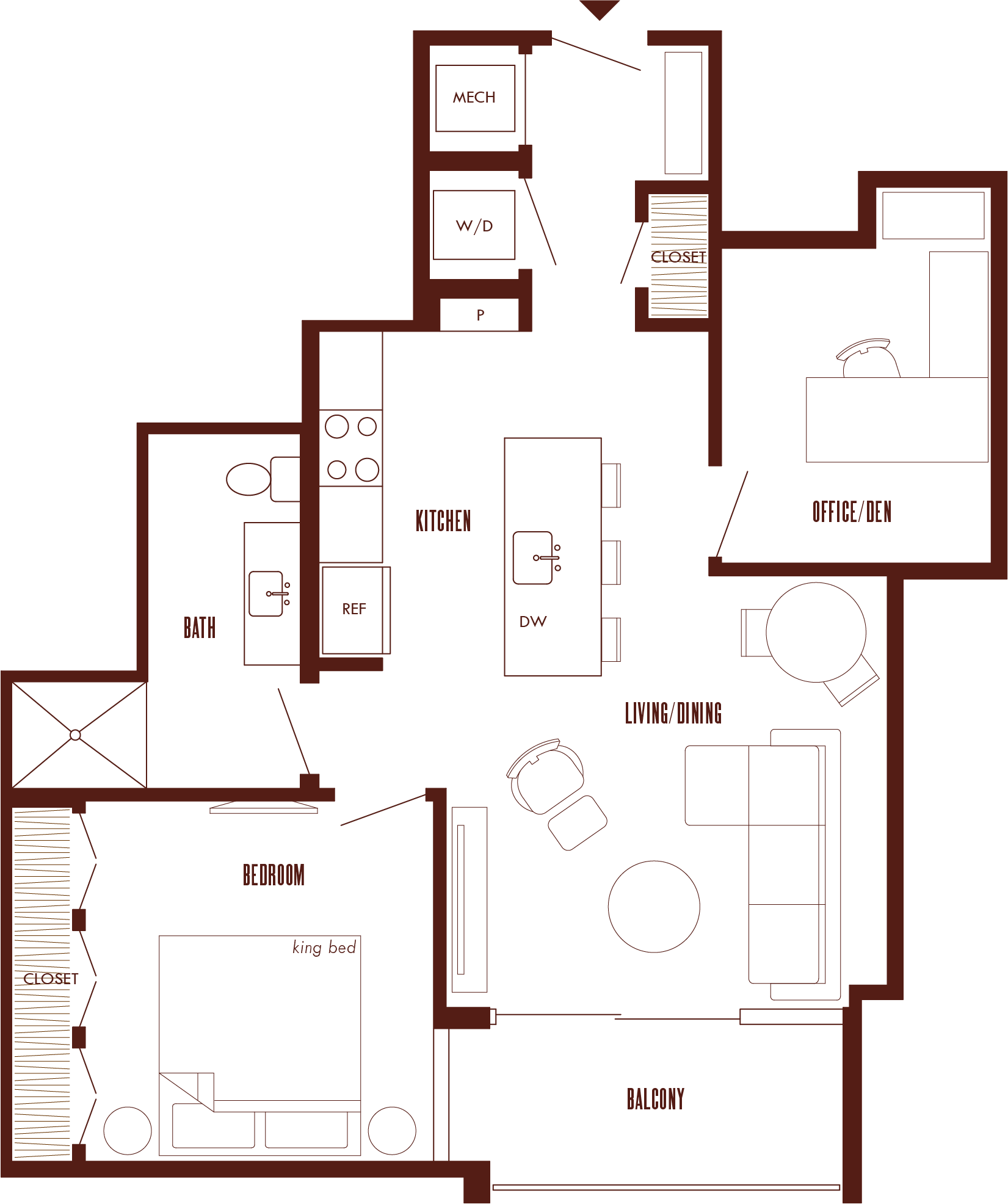 Floor Plan Image of Apartment Apt 