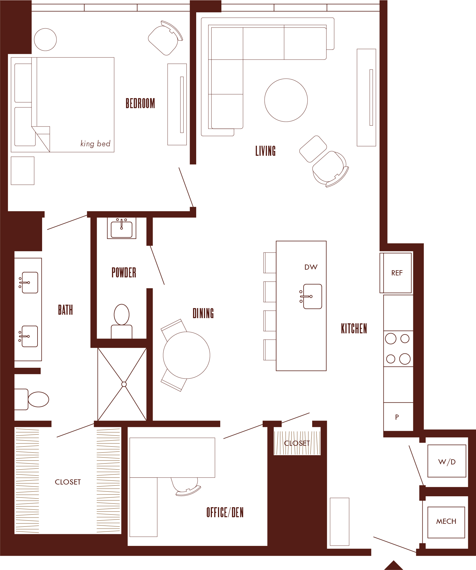 Floor Plan Image of Apartment Apt 30N