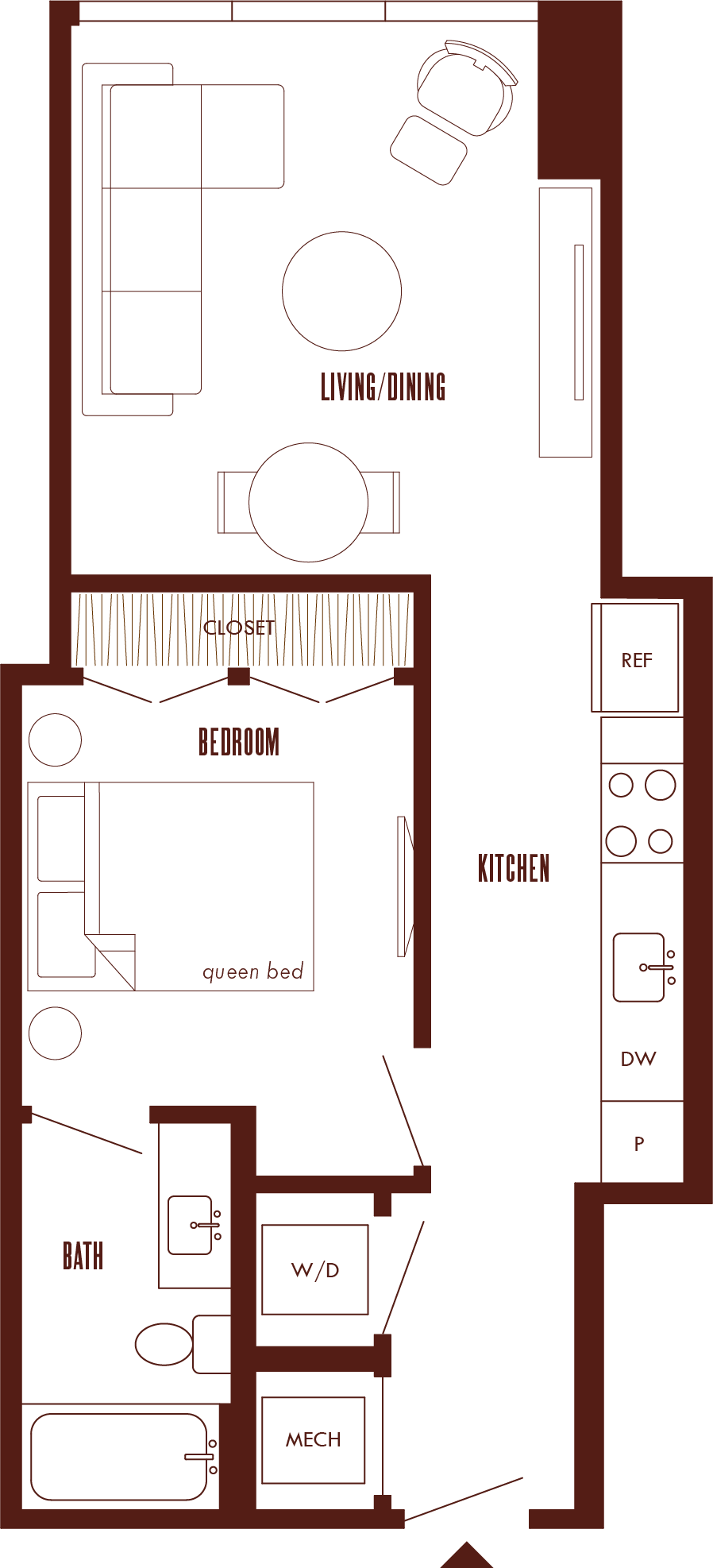 Floor Plan Image of Apartment Apt 16H