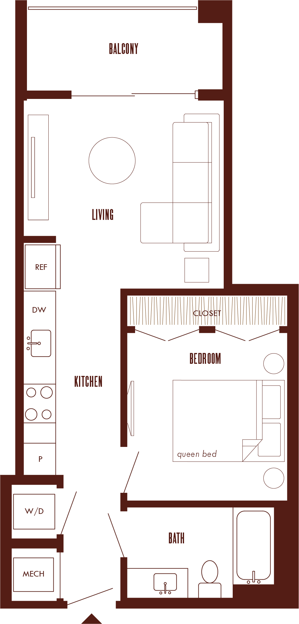 Floor Plan Image of Apartment Apt 