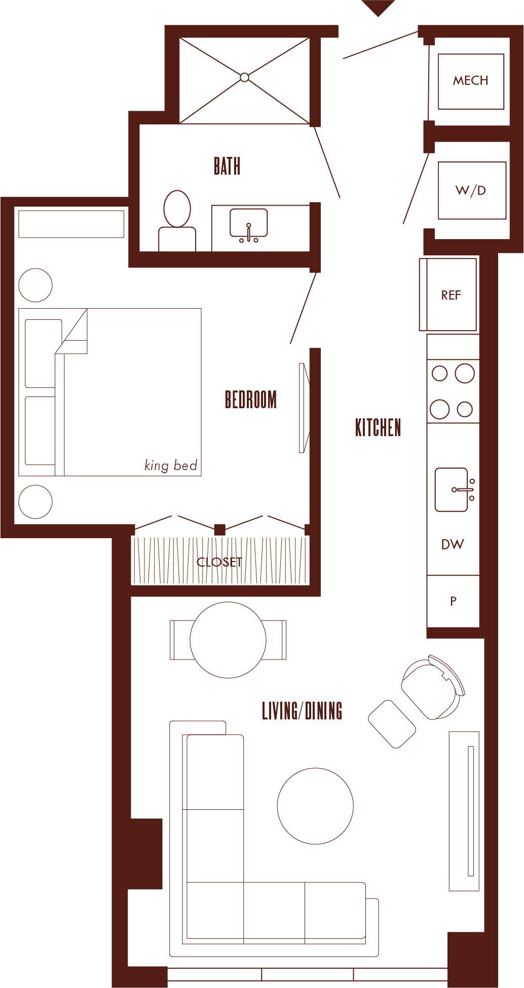 Floor Plan Image of Apartment Apt 24L