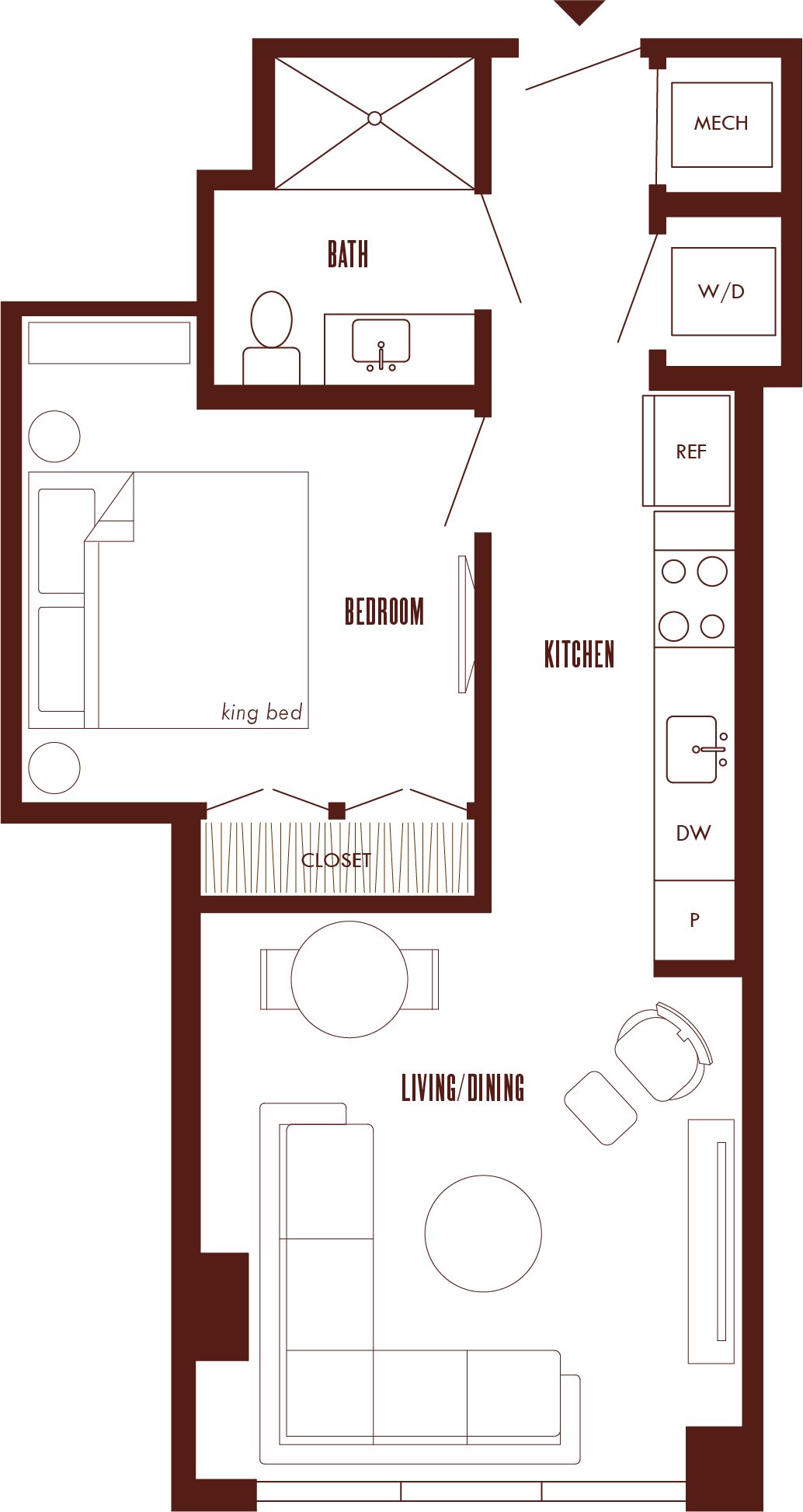 Floor Plan Image of Apartment Apt 