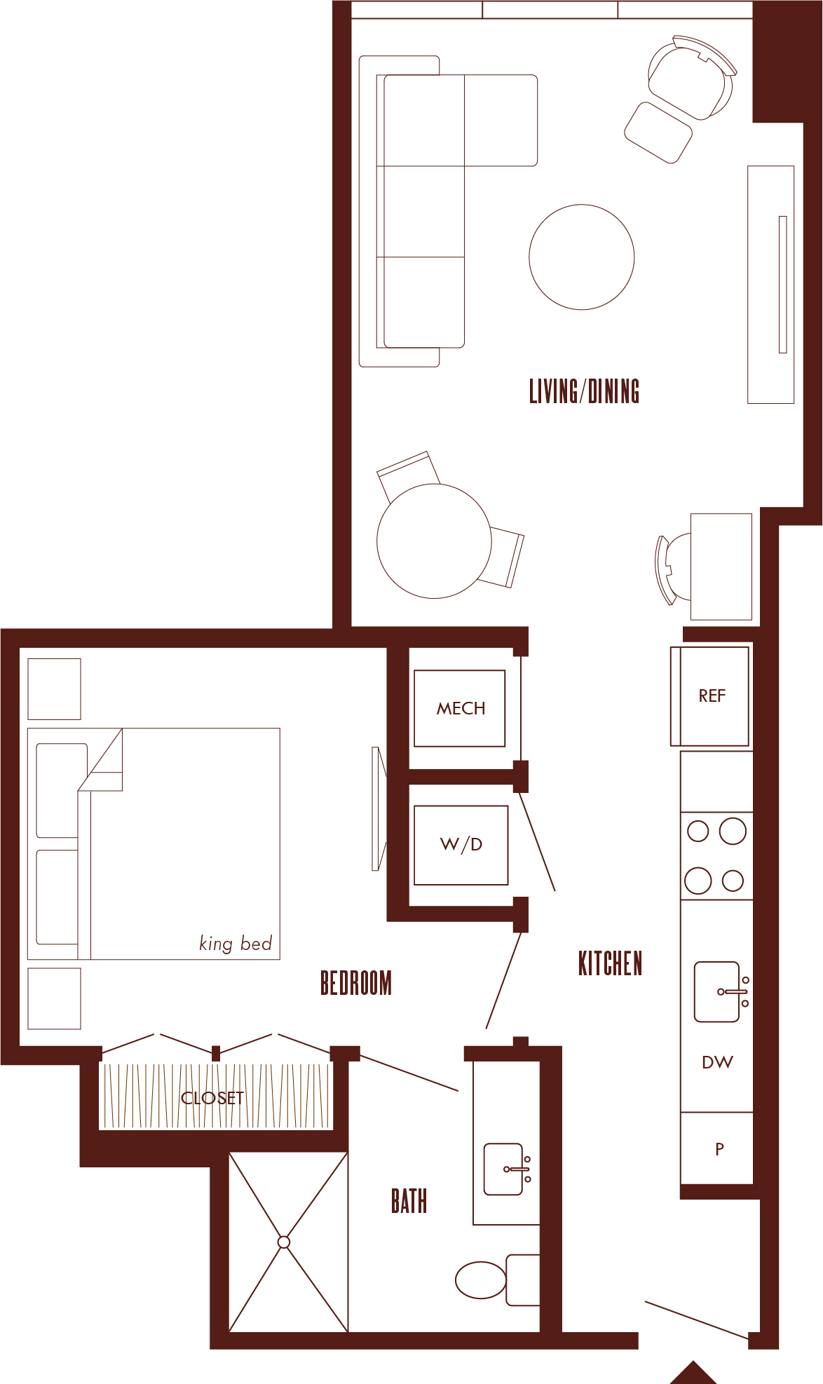 Floor Plan Image of Apartment Apt 30G
