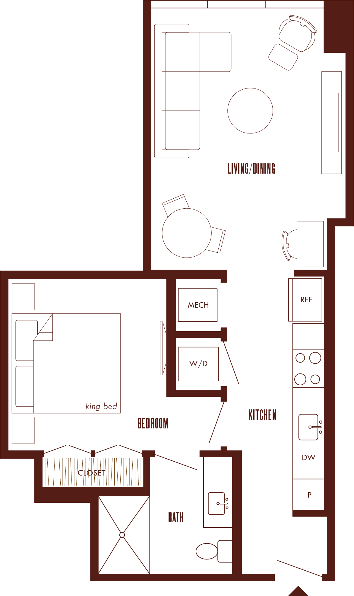 Floor Plan Image of Apartment Apt 