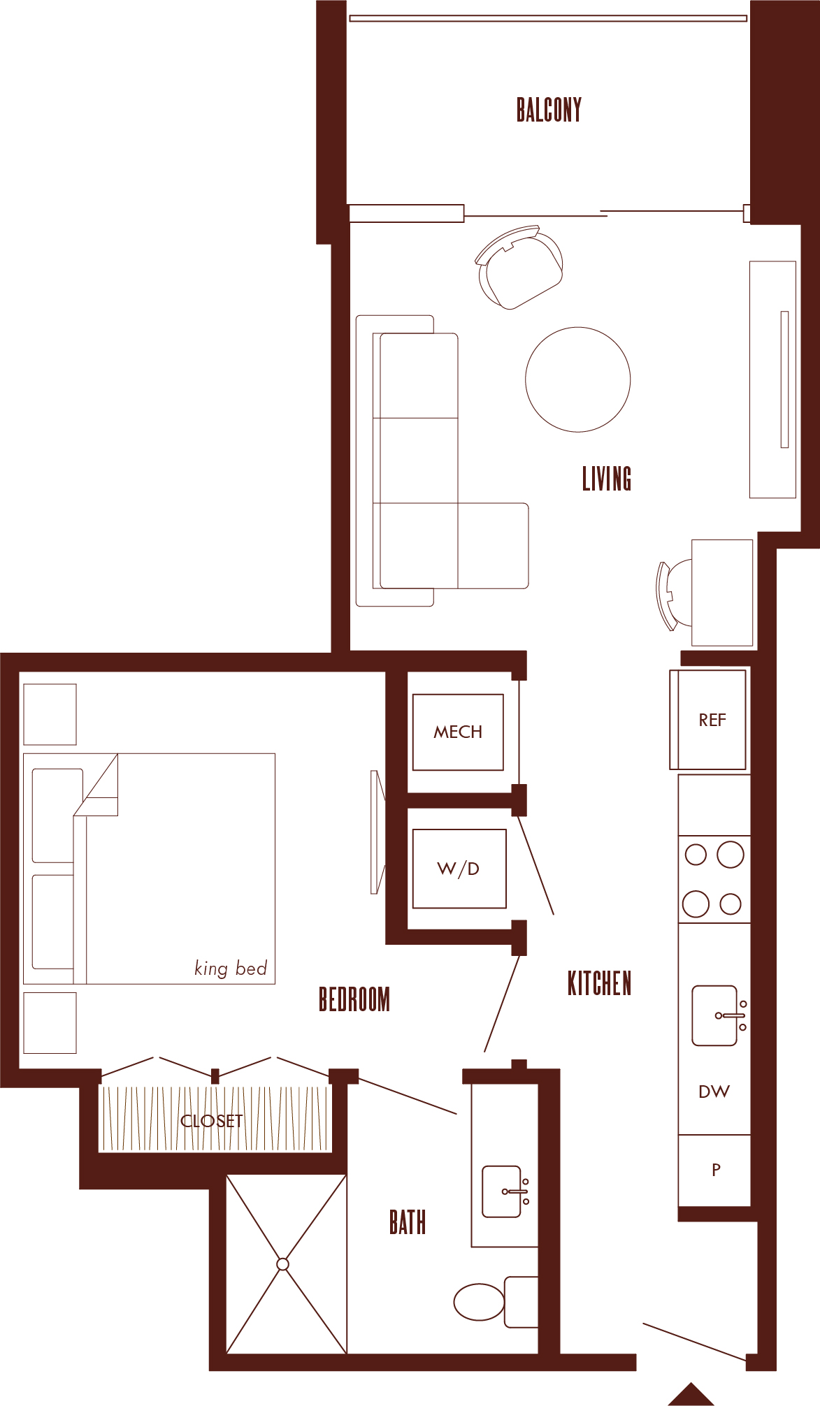 Floor Plan Image of Apartment Apt 