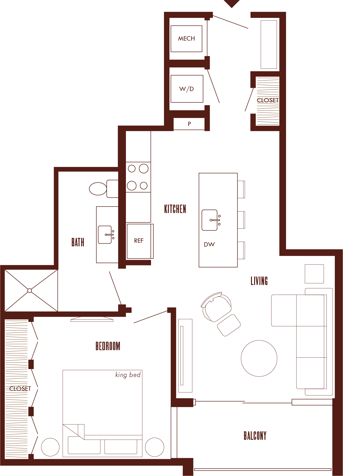 Floor Plan Image of Apartment Apt 