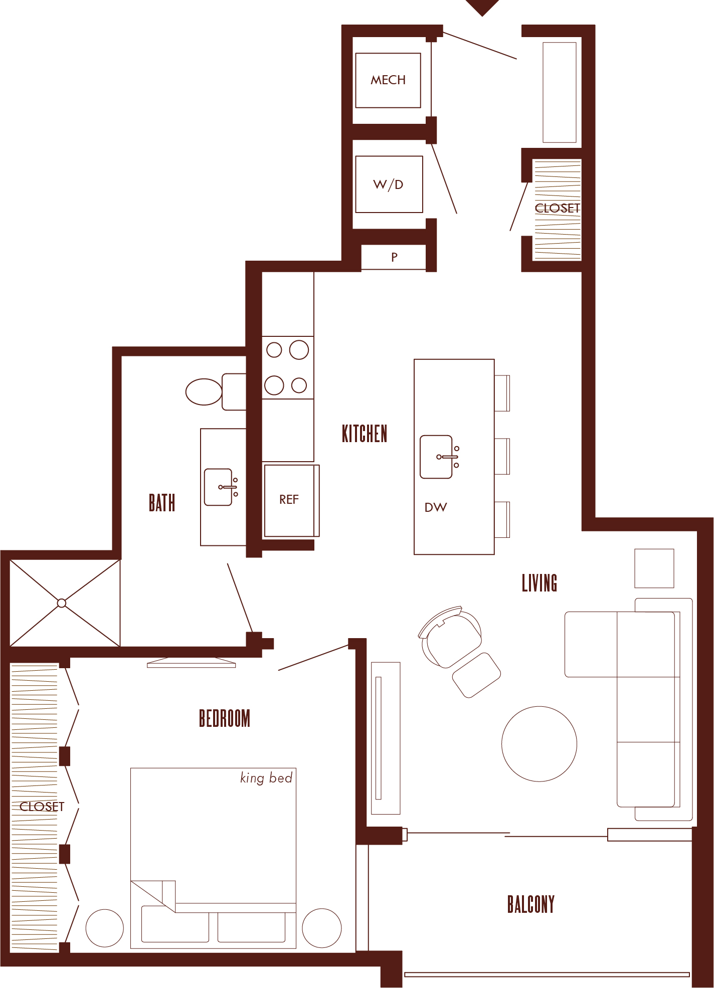 Floor Plan Image of Apartment Apt 
