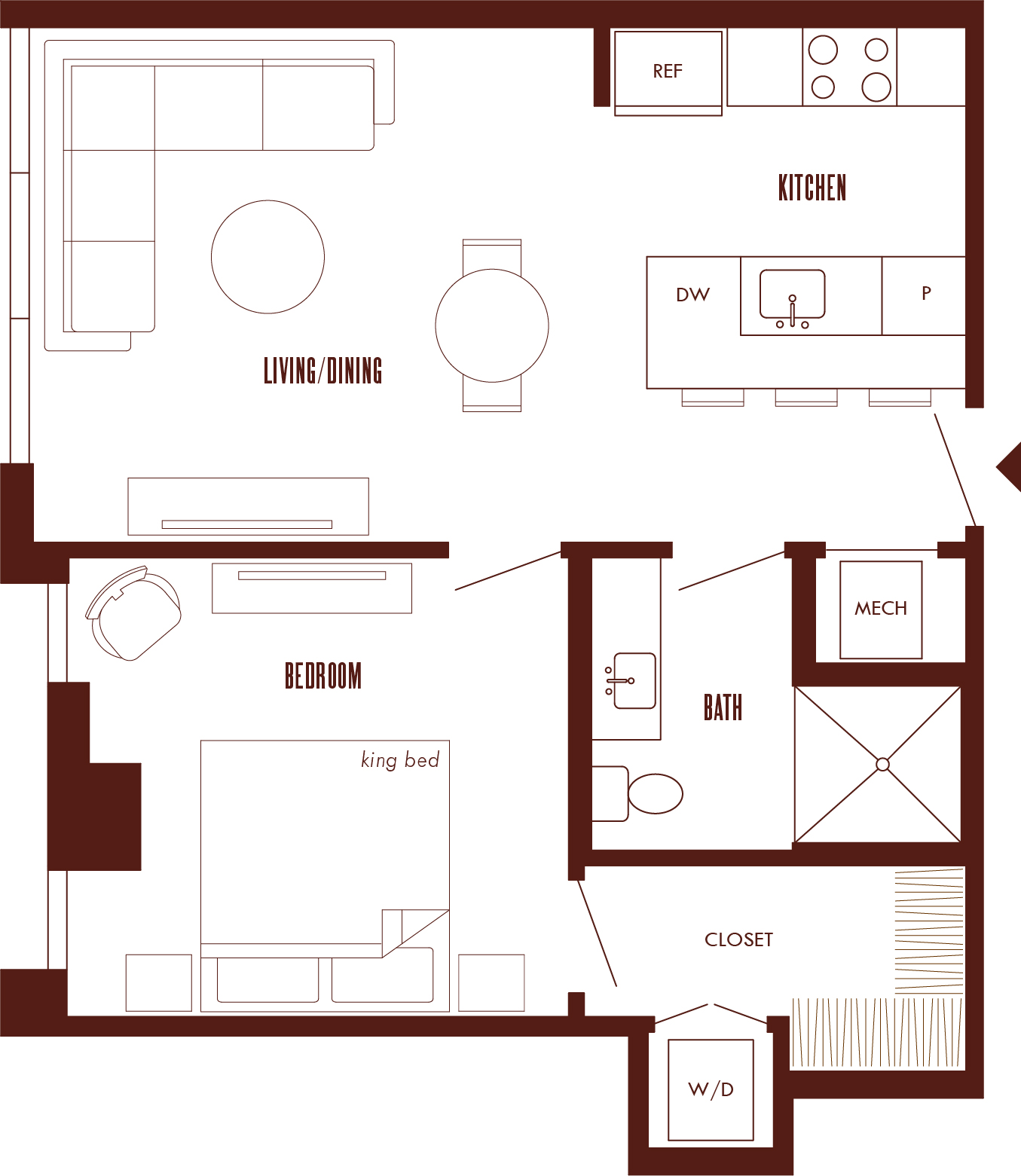 Floor Plan Image of Apartment Apt 