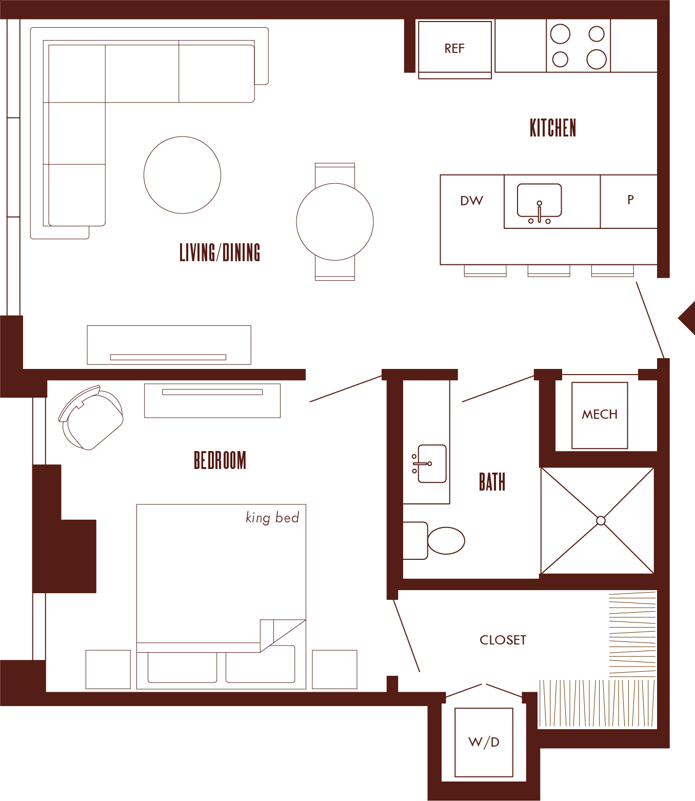 Floor Plan Image of Apartment Apt 