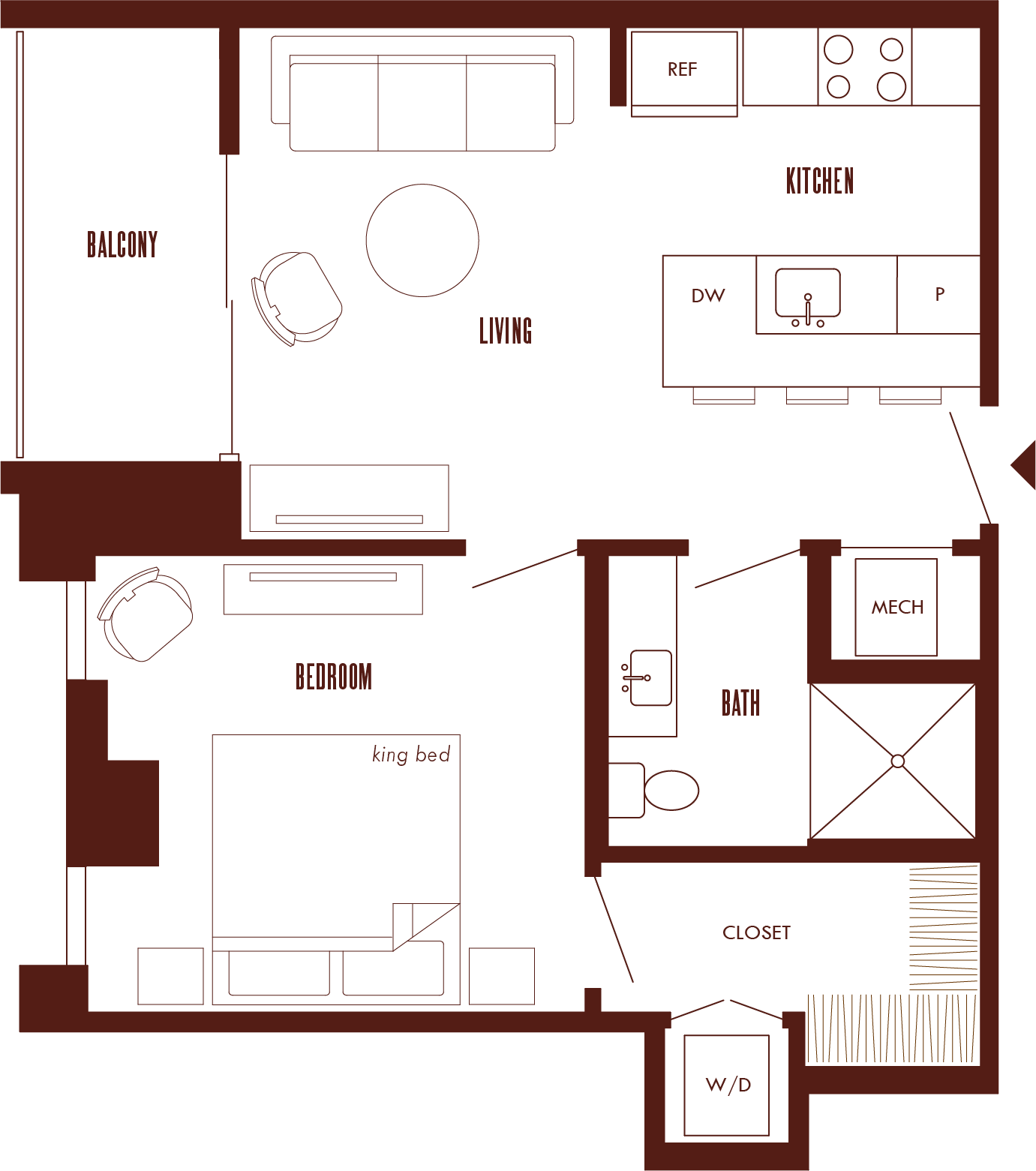 Floor Plan Image of Apartment Apt 