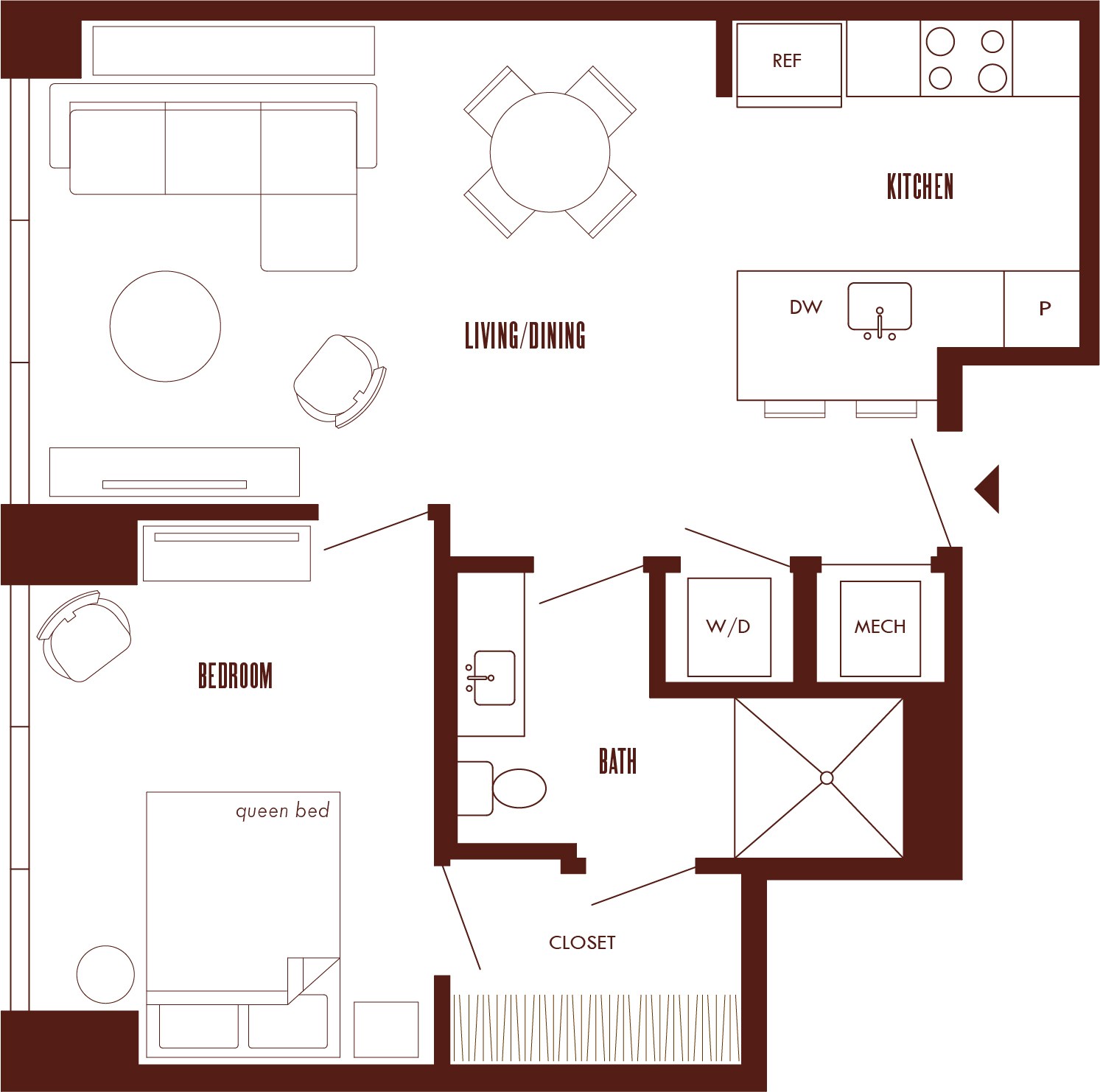 Floor Plan Image of Apartment Apt 