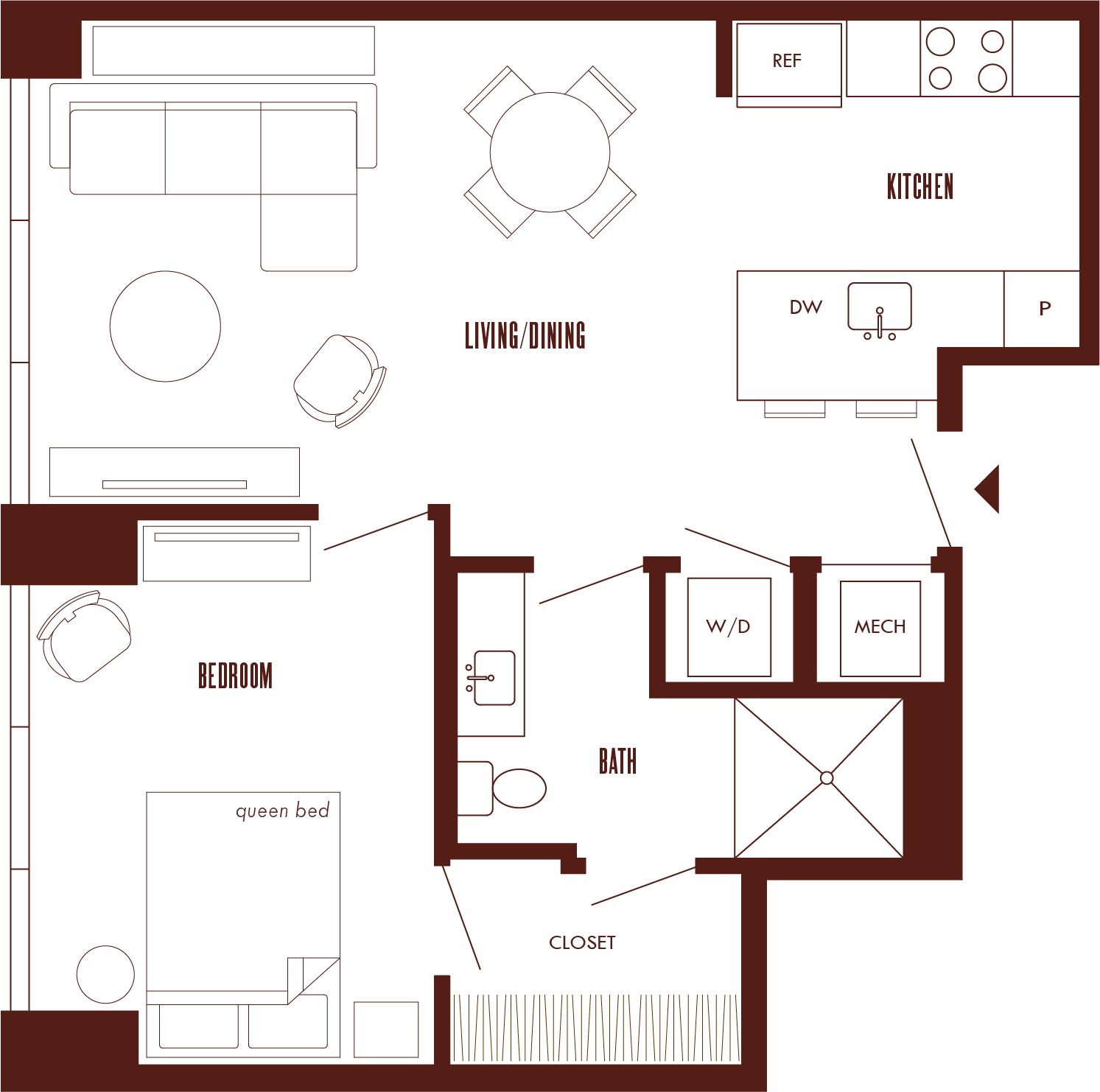 Floor Plan Image of Apartment Apt 