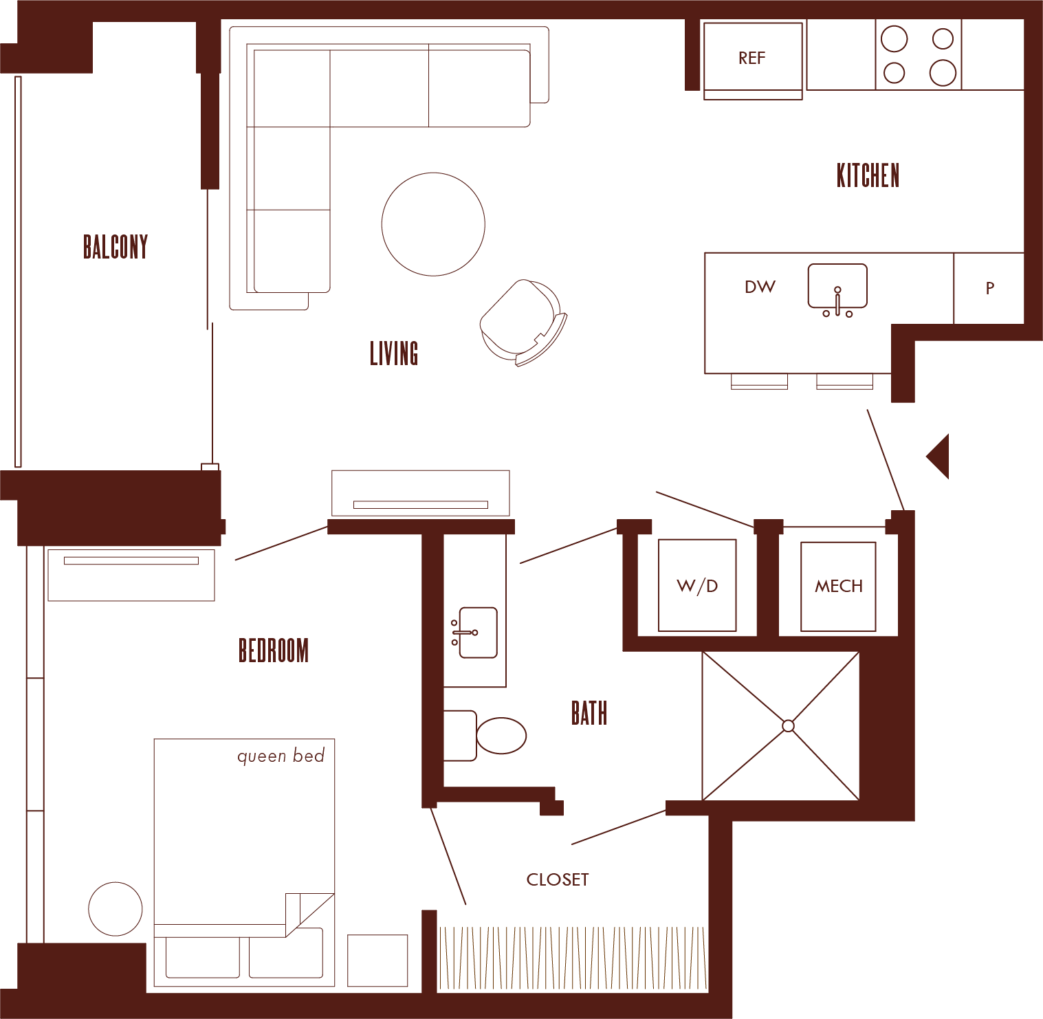 Floor Plan Image of Apartment Apt 