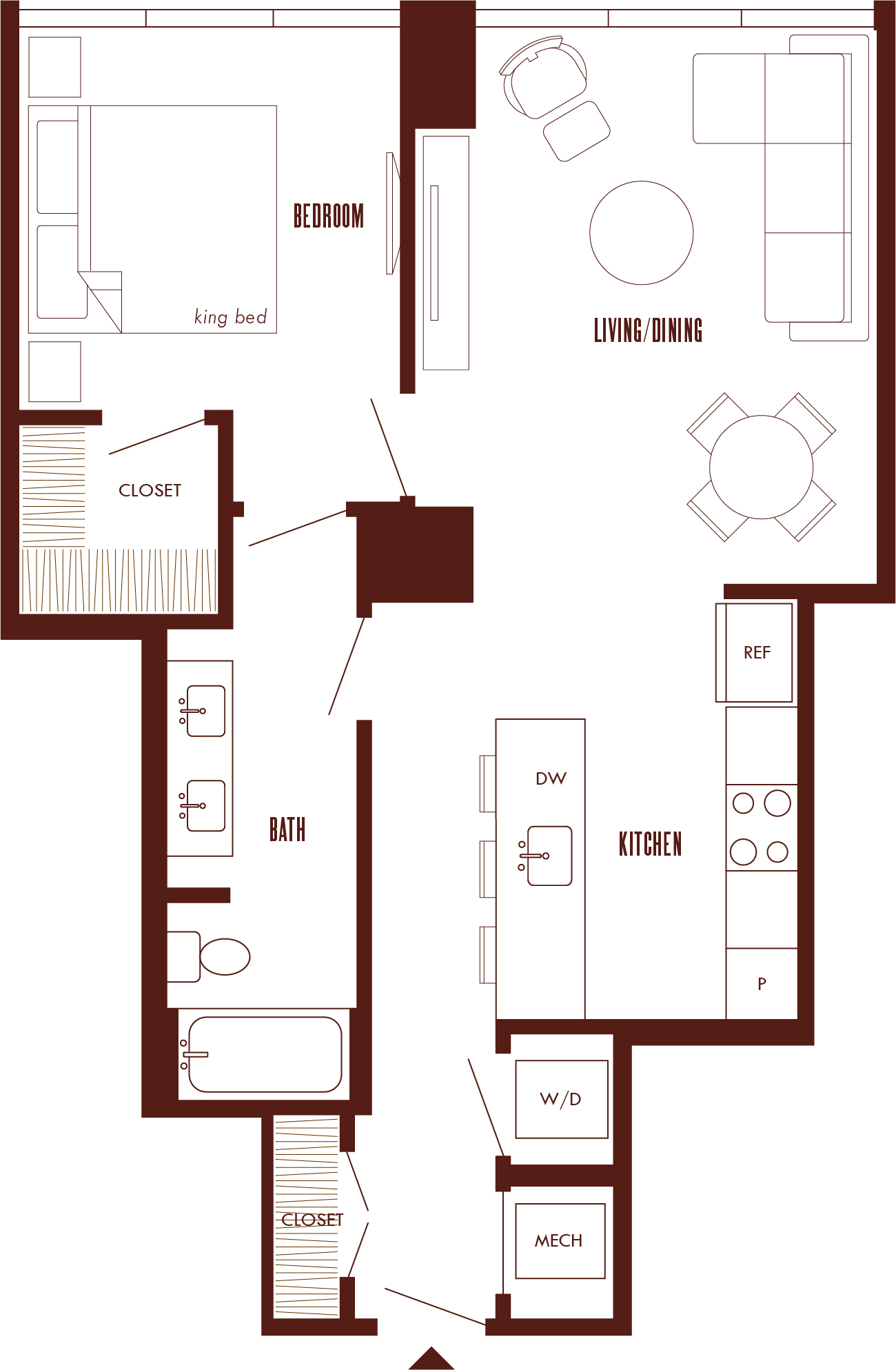 Floor Plan Image of Apartment Apt 