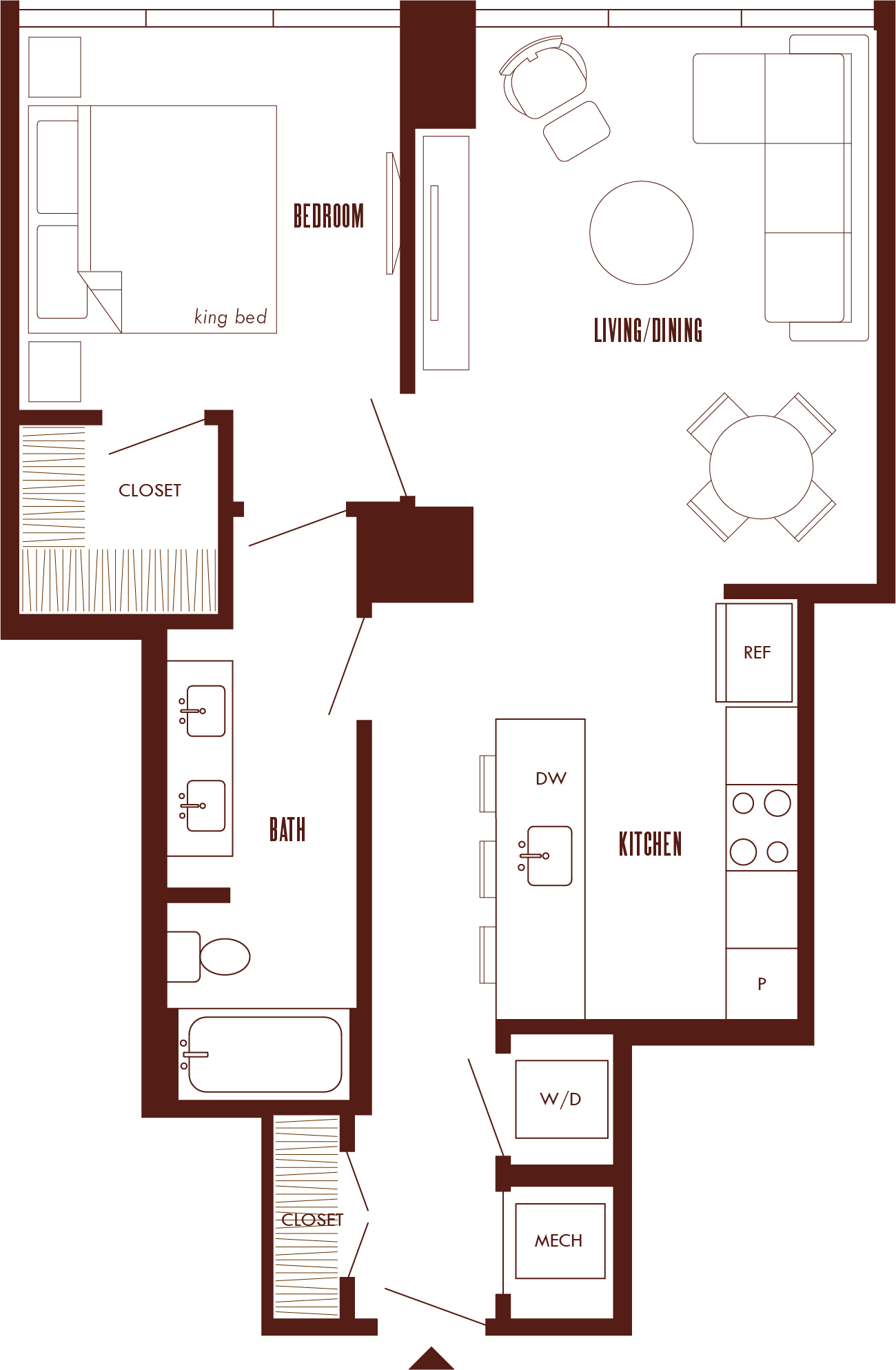 Floor Plan Image of Apartment Apt 