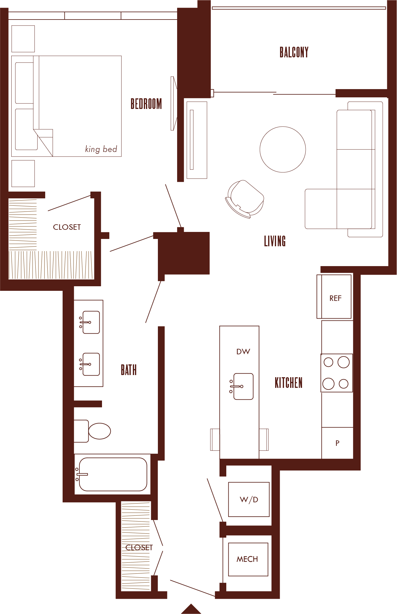 Floor Plan Image of Apartment Apt 
