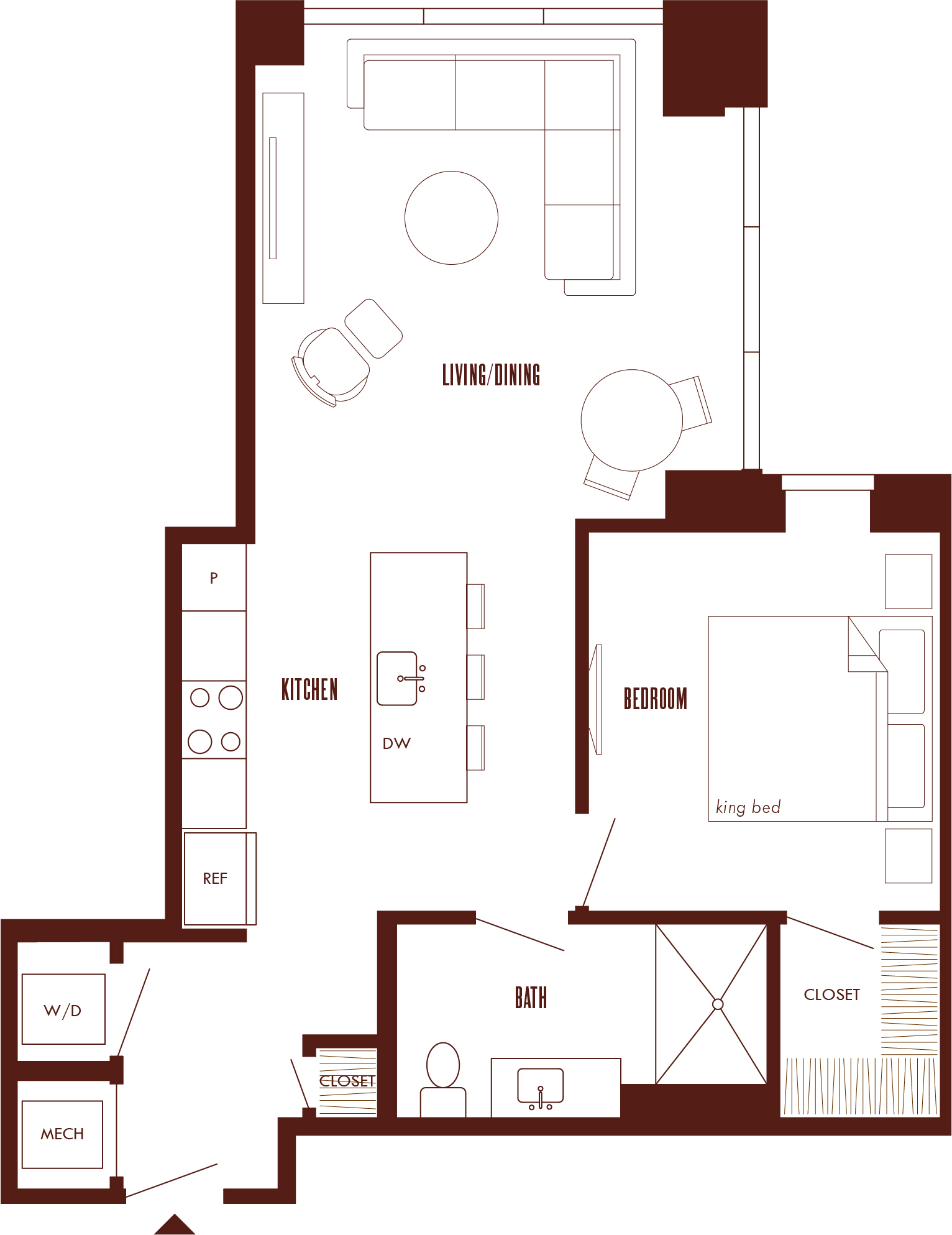 Floor Plan Image of Apartment Apt 