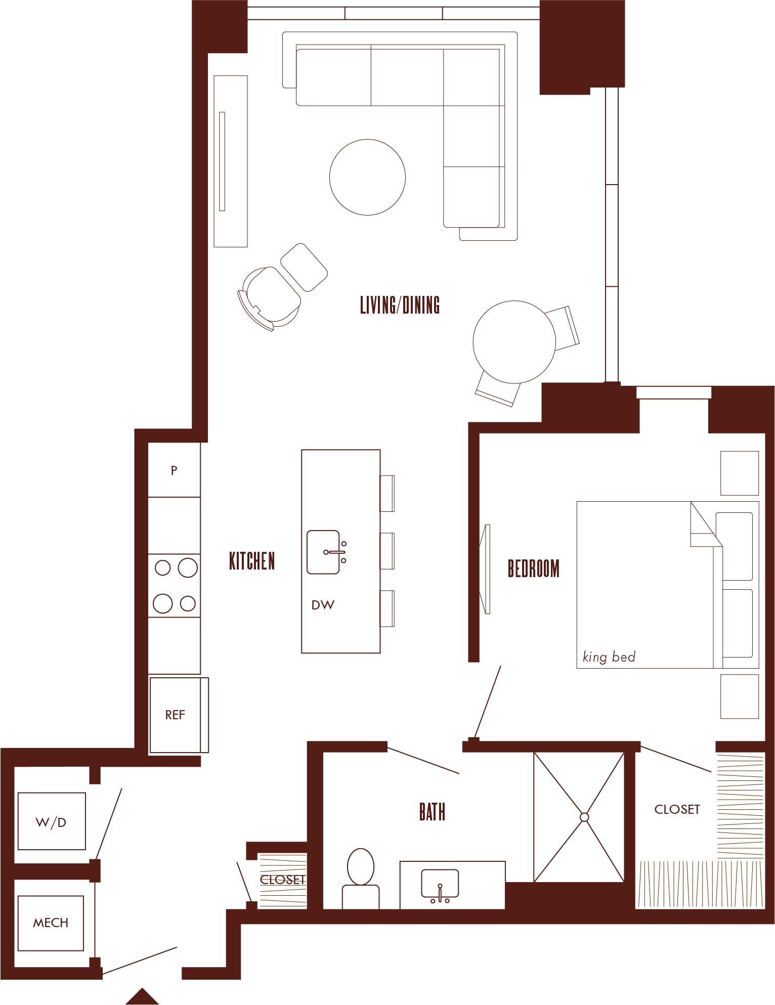 Floor Plan Image of Apartment Apt 