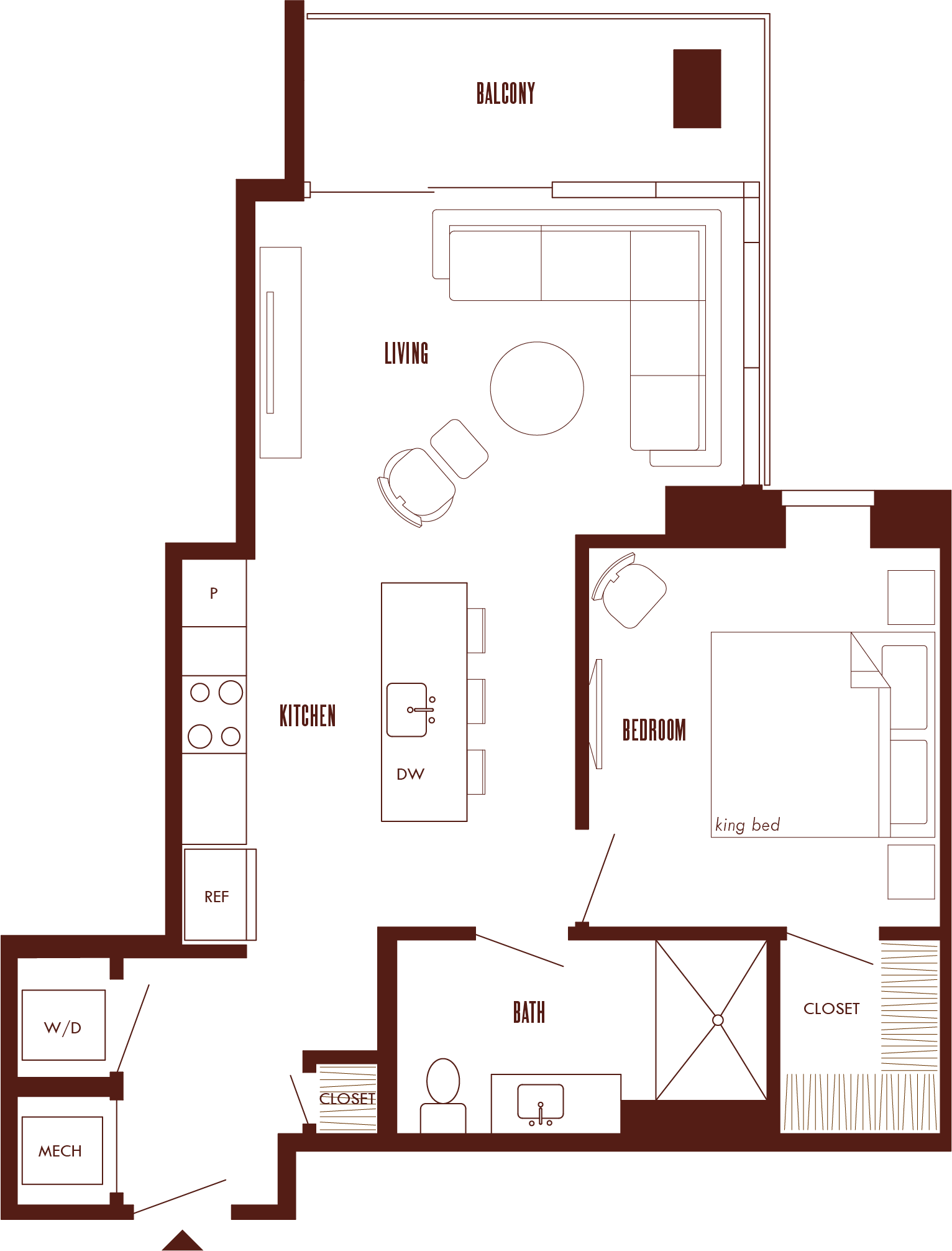 Floor Plan Image of Apartment Apt 