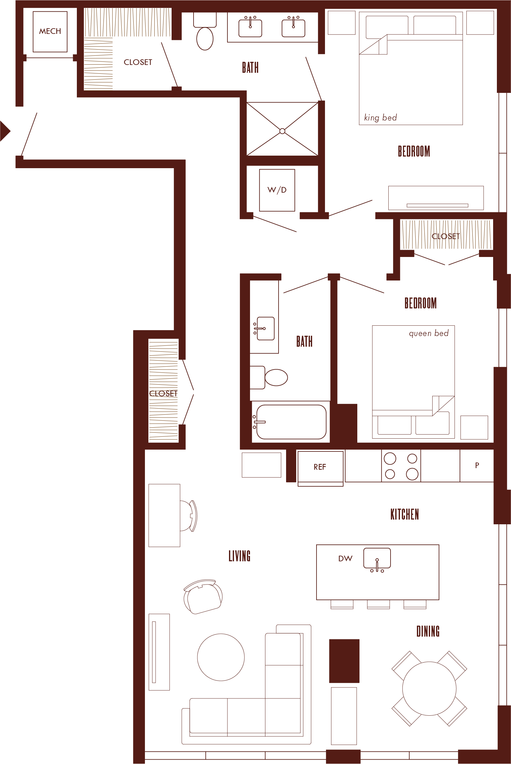 Floor Plan Image of Apartment Apt 