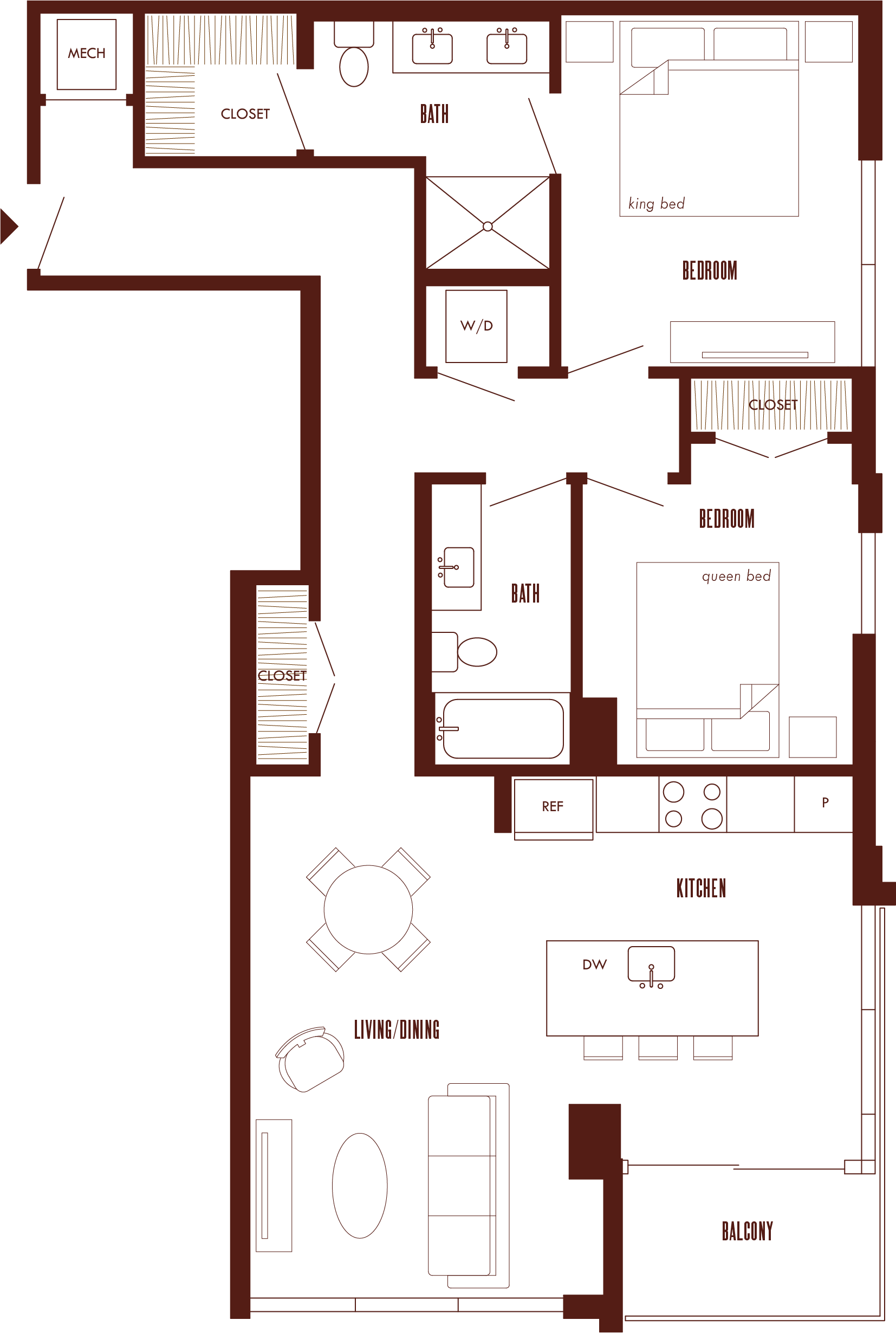 Floor Plan Image of Apartment Apt 
