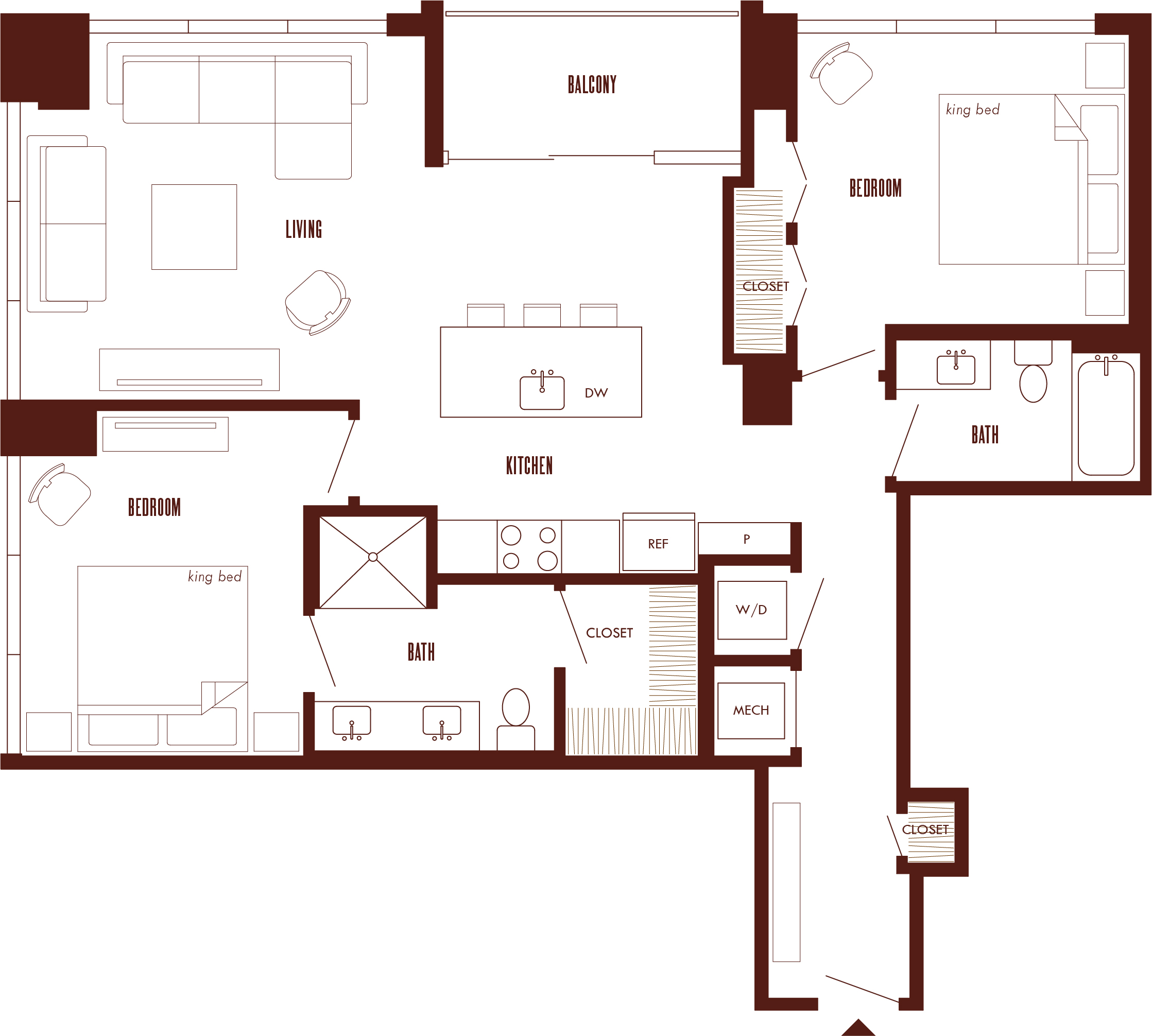 Floor Plan Image of Apartment Apt 
