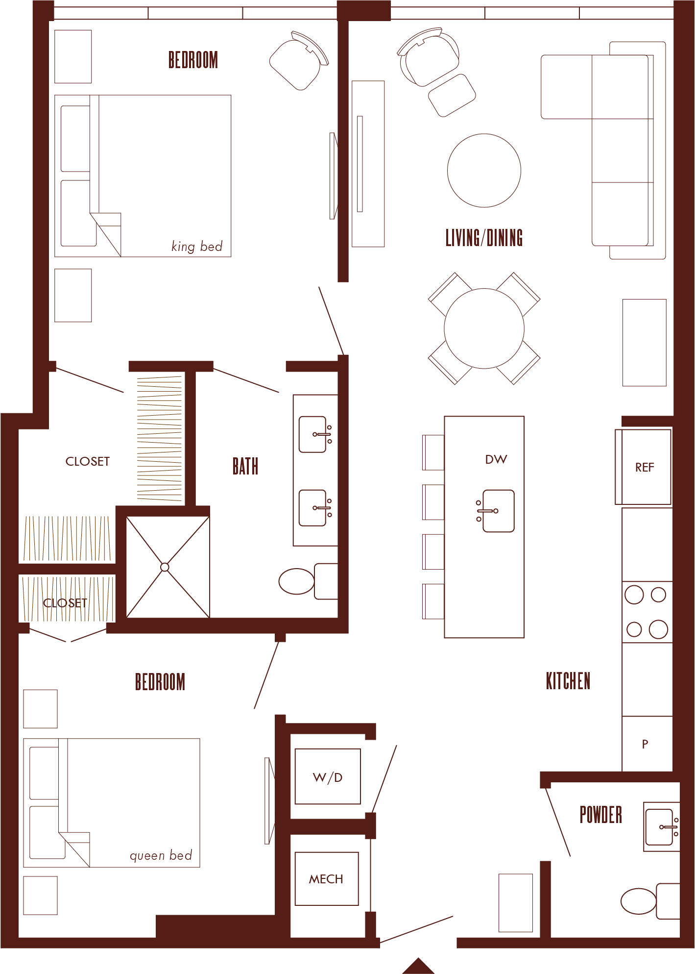 Floor Plan Image of Apartment Apt 
